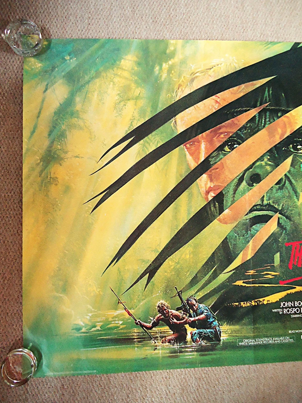 THE EMERALD FOREST UK QUAD MOVIE POSTER 1985 ORIGINAL JOHN BOORMAN FILM POSTER, изображение 5