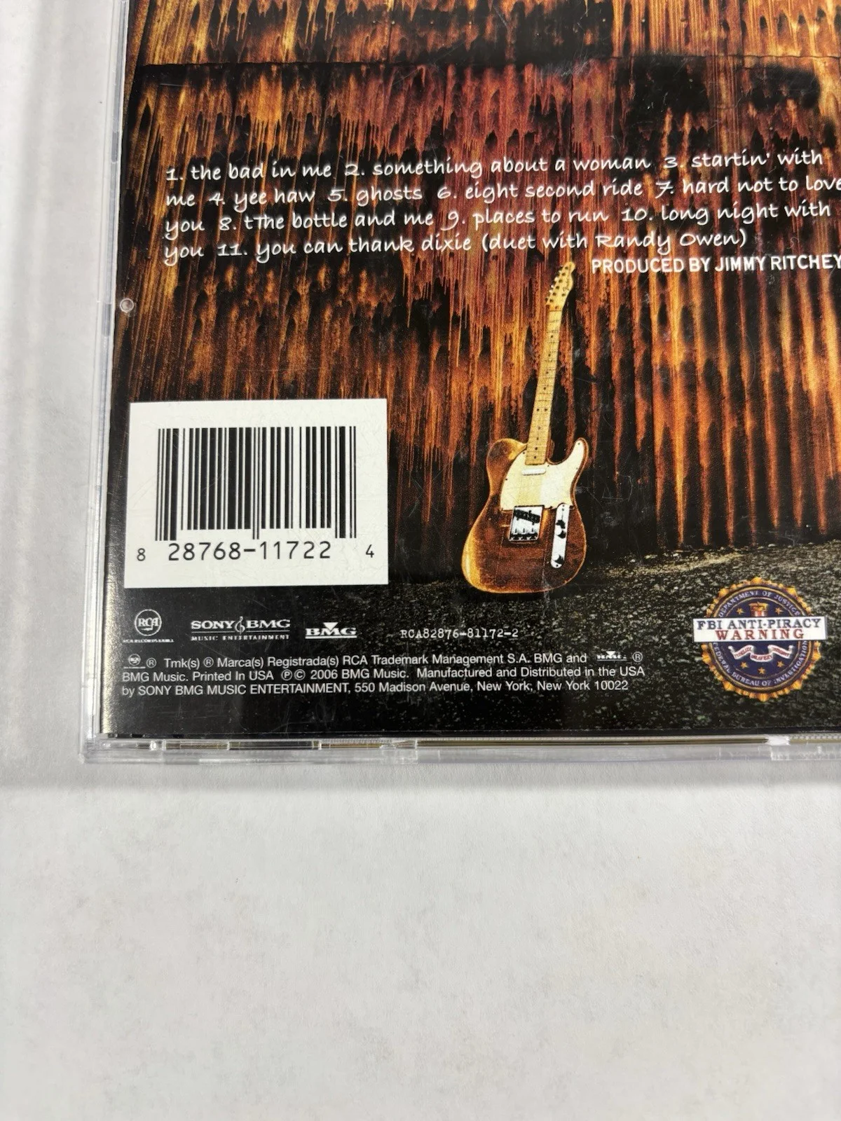VTG Jake Owen Autographed Signed CD. Starting' With Me. 2006 Sony BMG Music, изображение 4