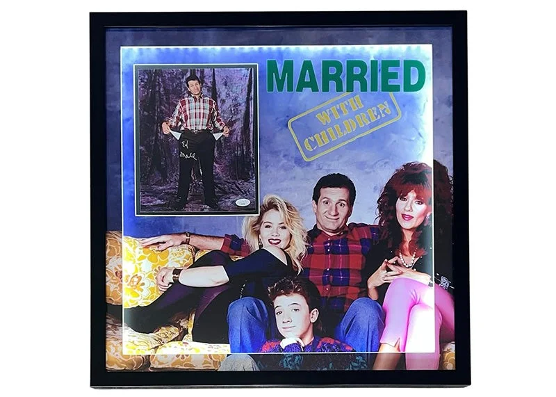 Ed O'Neill Al Bundy Signed 3D Light Up Framed 25x25 Photo JSA, изображение 2