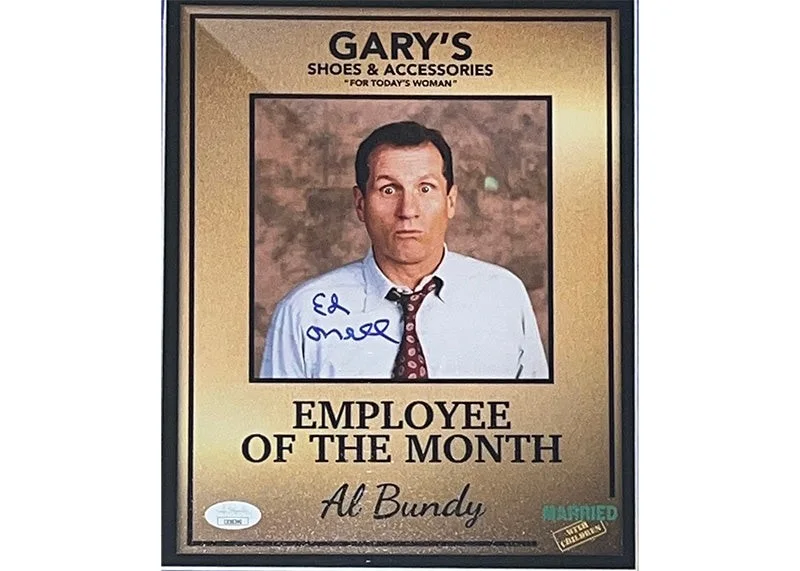 Ed O'Neill Al Bundy Signed 3D Light Up Framed 25x25 Photo JSA, image 2