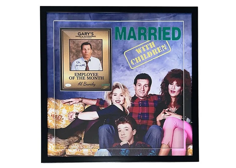 Ed O'Neill Al Bundy Signed 3D Light Up Framed 25x25 Photo JSA, image 3