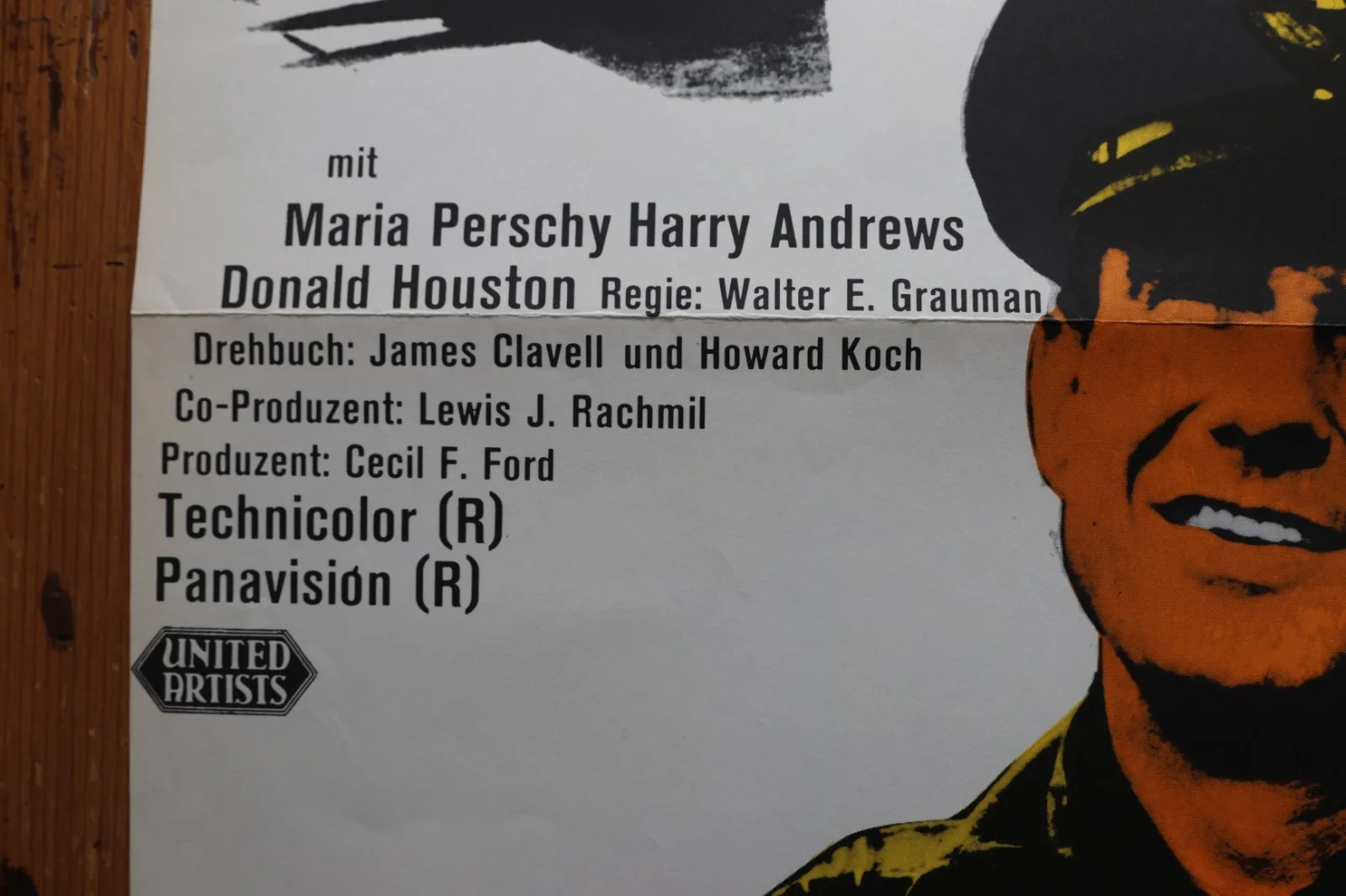 633 Squadron German Poster 1964 Cliff Robertson, George Chakiris, image 3