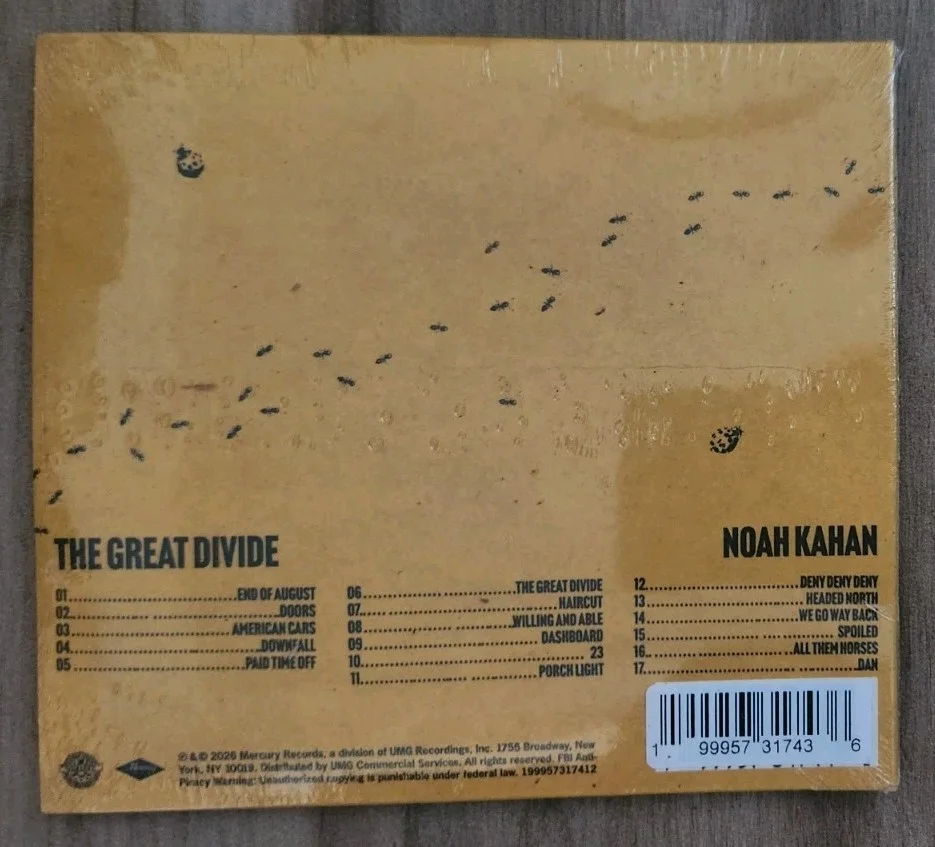 Noah Kahan The Great Divide Signed CD Insert, изображение 2