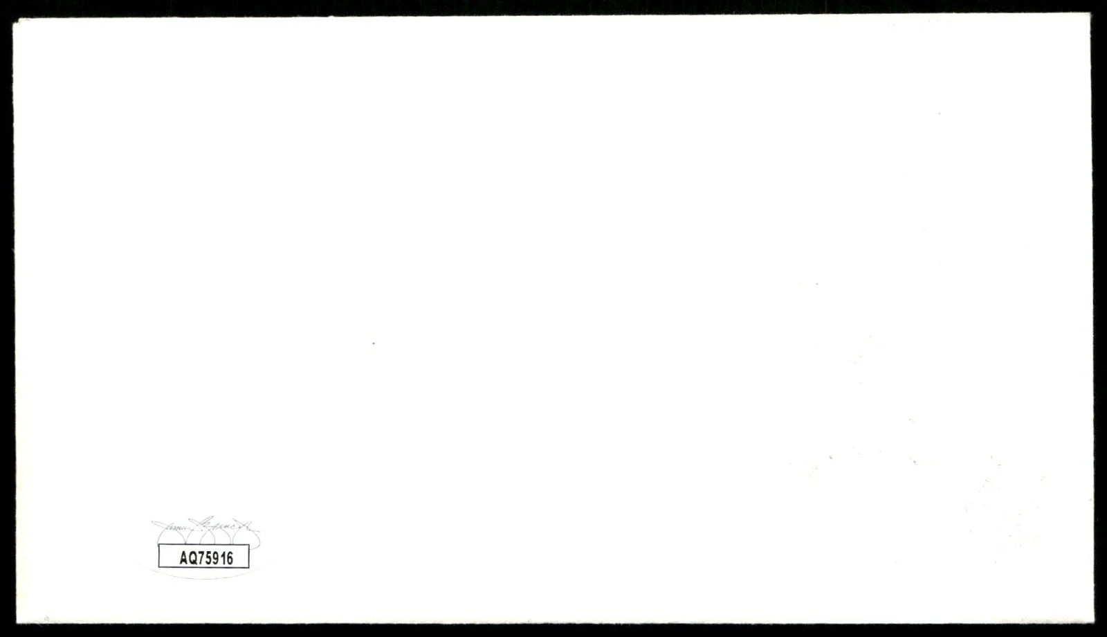 Singer Johnny Mathis First Day Cover Signed Auto -Rare Vintage FDC Autograph, image 2