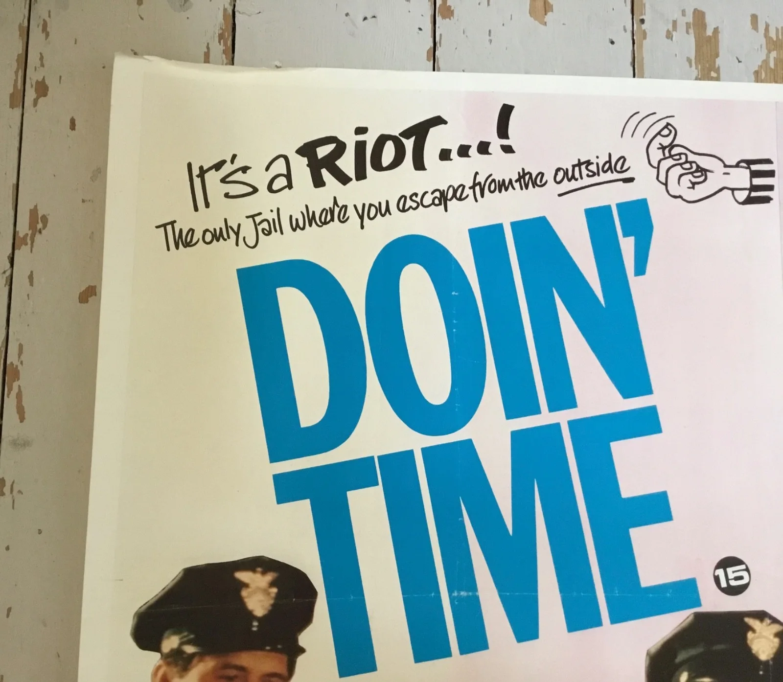 Doin Time Movie Quad Poster Judy Landers 1985 30” x 40”, image 3