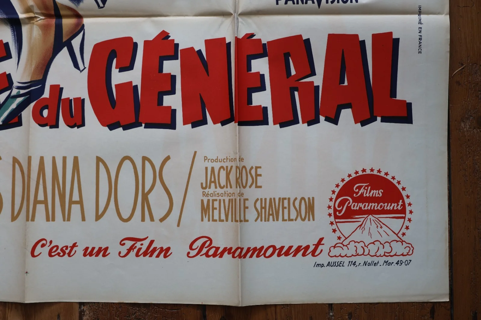 On the Job Original French 1 Panel Poster 1961 Diana Dors, Margaret Rutherford, изображение 3
