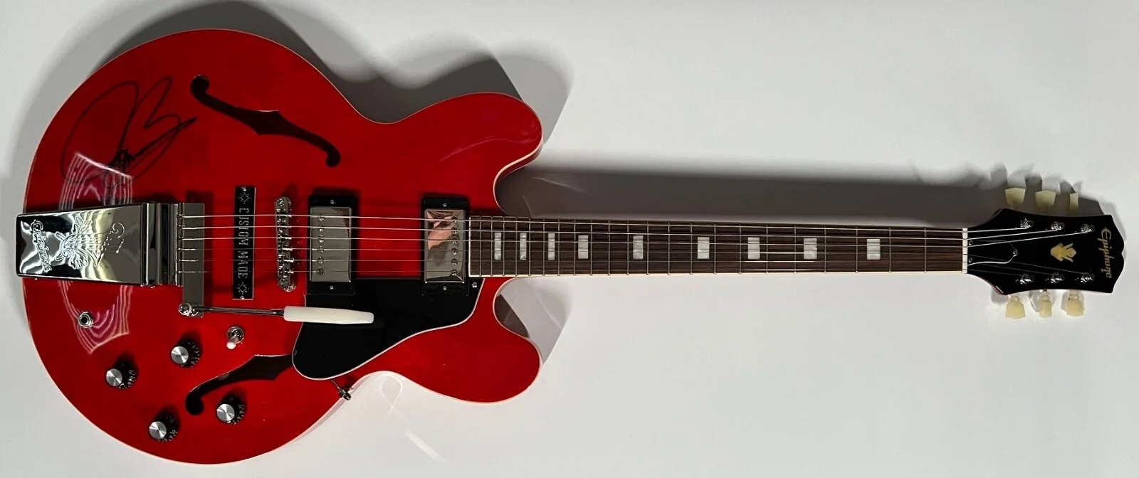 Joe Bonamassa Signed Autograph 1962 ES-335 Semi-Hollow Guitar ACOA, изображение 2