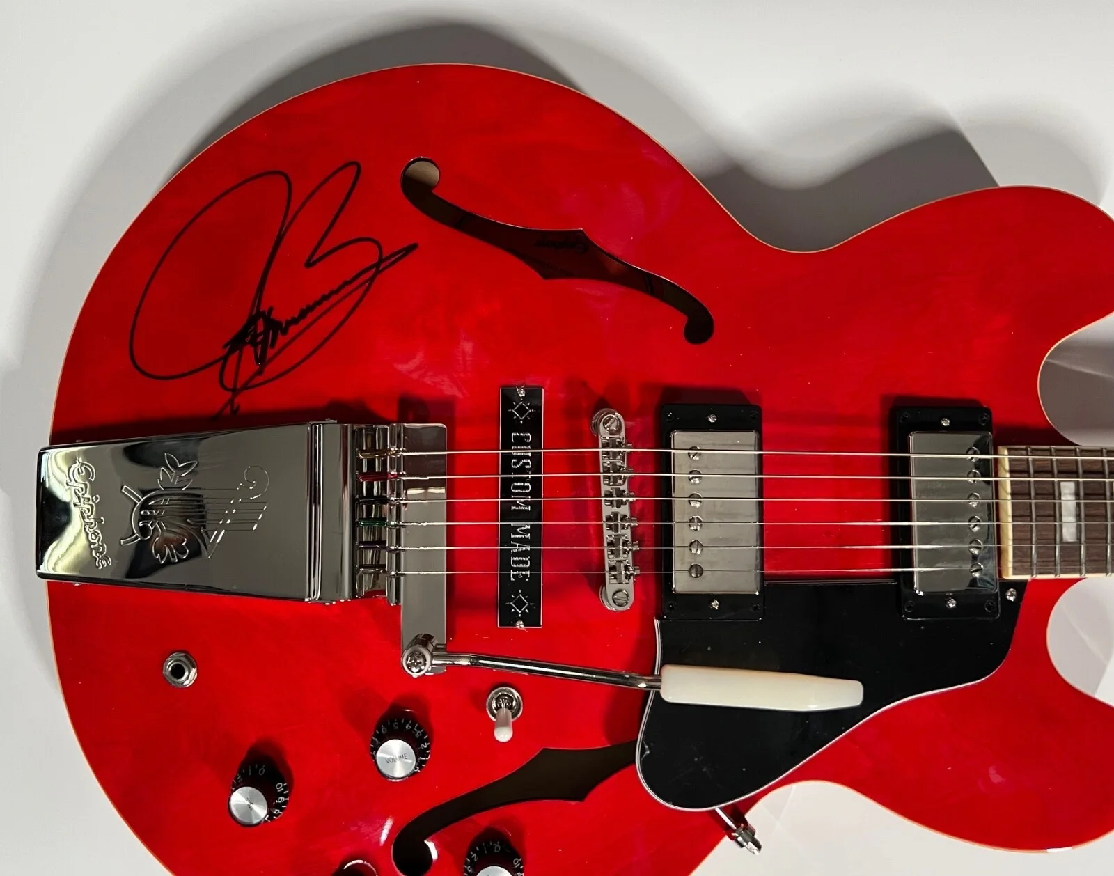 Joe Bonamassa Signed Autograph 1962 ES-335 Semi-Hollow Guitar ACOA, изображение 5