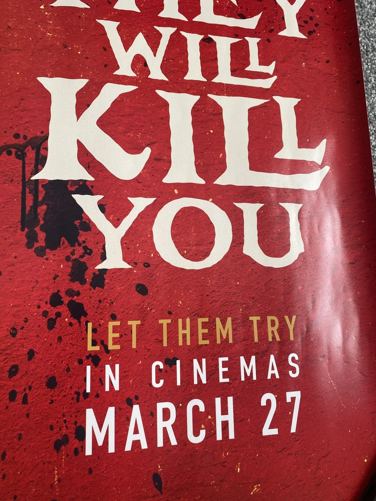 They Will Kill You Original UK Quad Cinema Film Poster, изображение 3