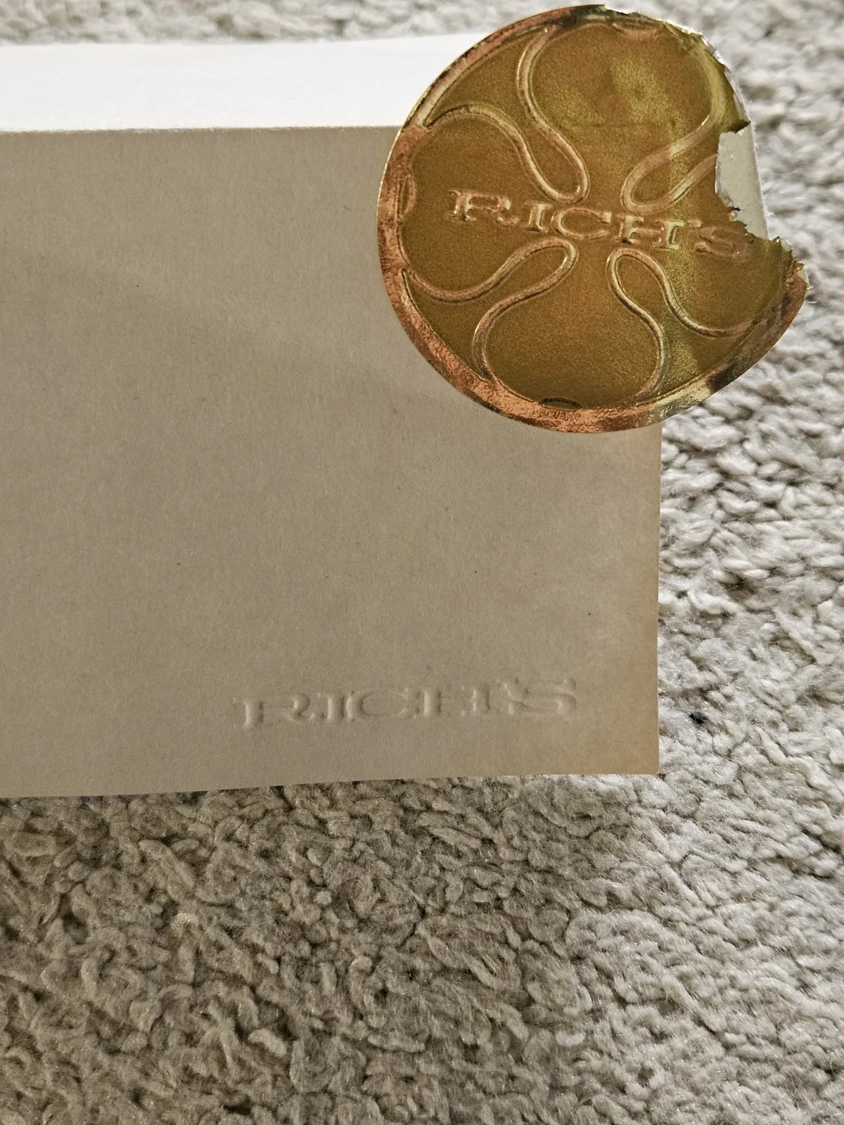 Autographed Best Wishes Small Card Coretta Scott King Pen Gold Foil Sticker..., изображение 3
