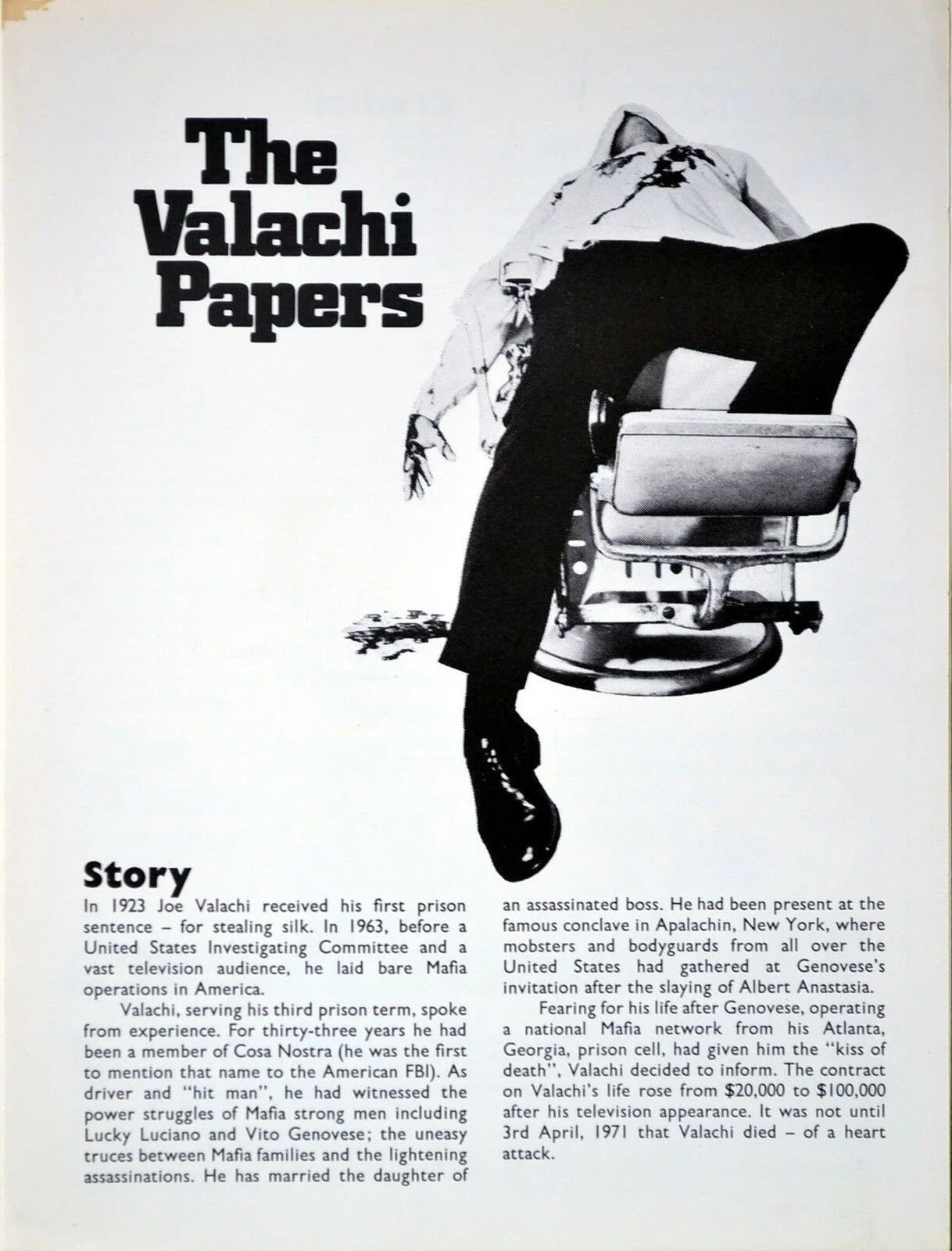 VALACHI PAPERS 1972 Charles Bronson, Lino Ventura, Jill Ireland UK PRESSBOOK, изображение 2