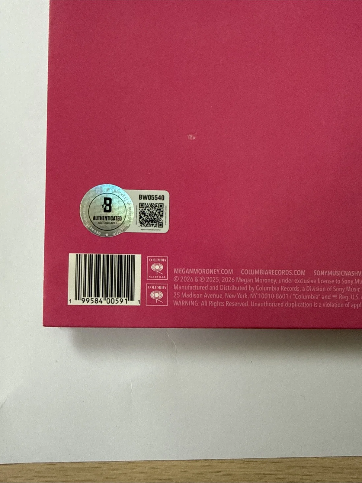 Megan Moroney Signed Cloud 9 Vinyl Beckett COA, image 3