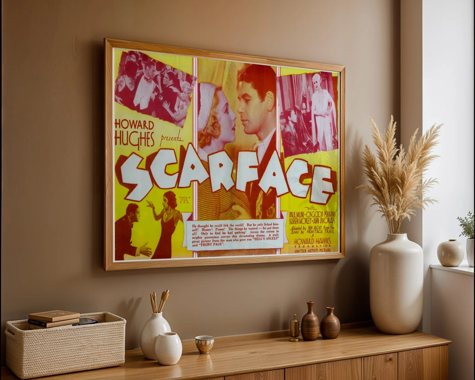 Scarface - 1932 Crime / Action Drama Restored 30" x 40" UK Quad Poster, изображение 3