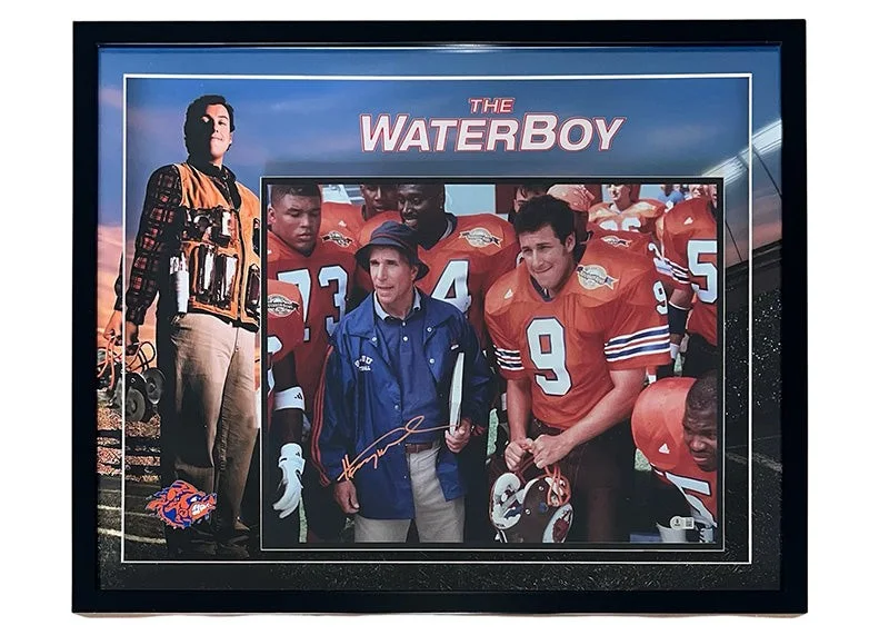 Henry Winkler Signed Coach Klein 16x20 The Waterboy 31.5x24.5 LED Frame Beckett, изображение 2