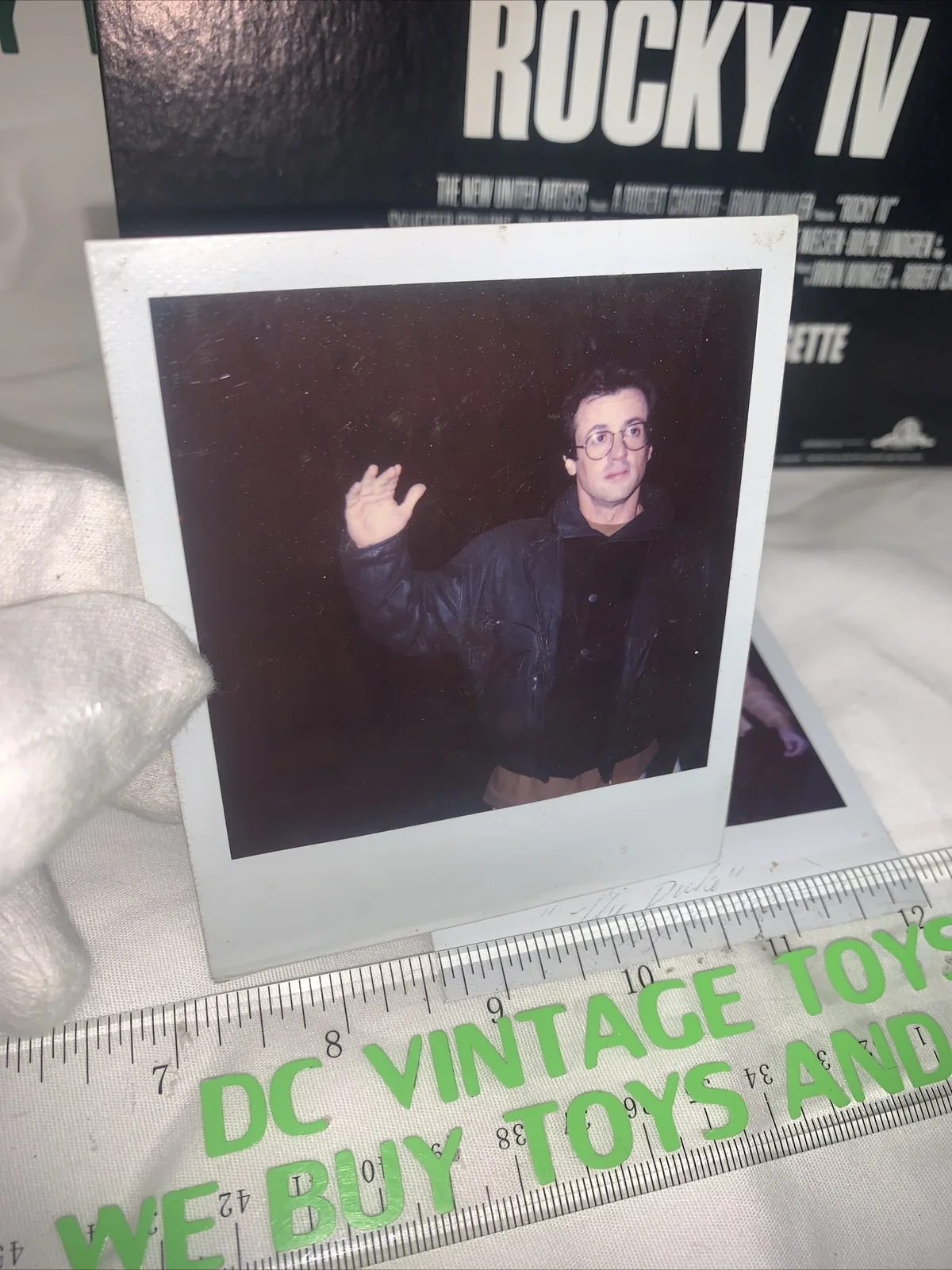 Sylvester Stallone "Rocky"Rambo"Tommy Morrison Polaroid Picture Tommy Gunn￼ 🔥, изображение 2