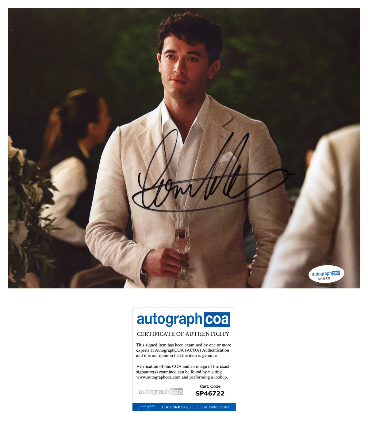 Tom Blyth People We Meet Autographed Signed 8x10 Photo ACOA, изображение 2