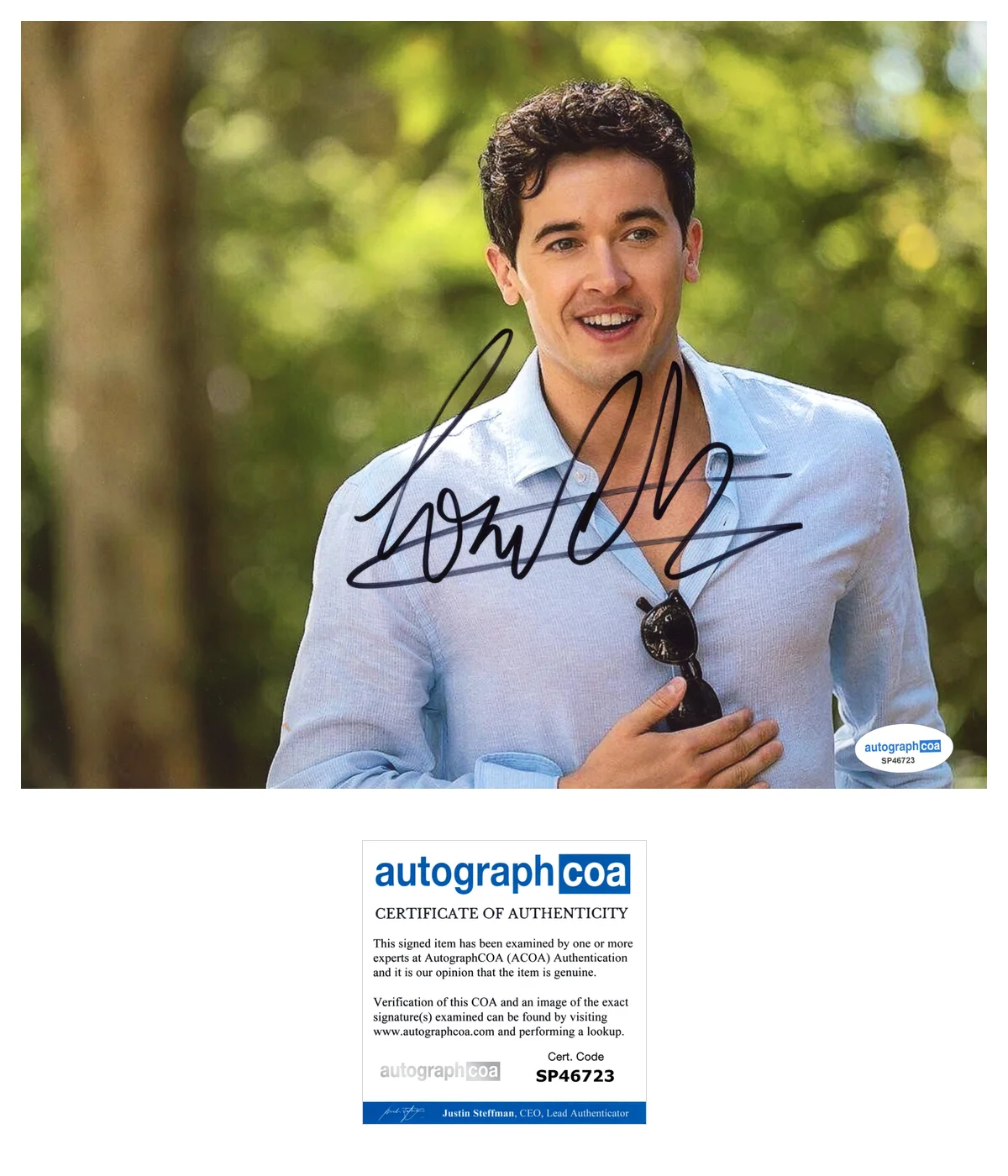 Tom Blyth People We Meet Autographed Signed 8x10 Photo ACOA, изображение 2