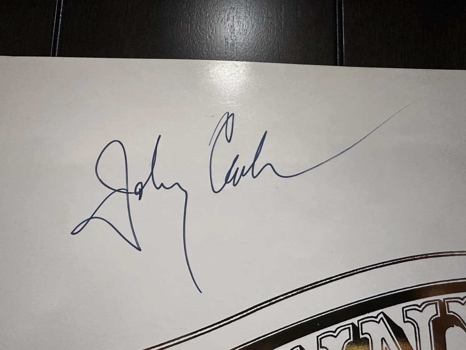 Johnny Cash 1975 Signed Original UK Tour Concert Program Vintage Memorabilia, image 2
