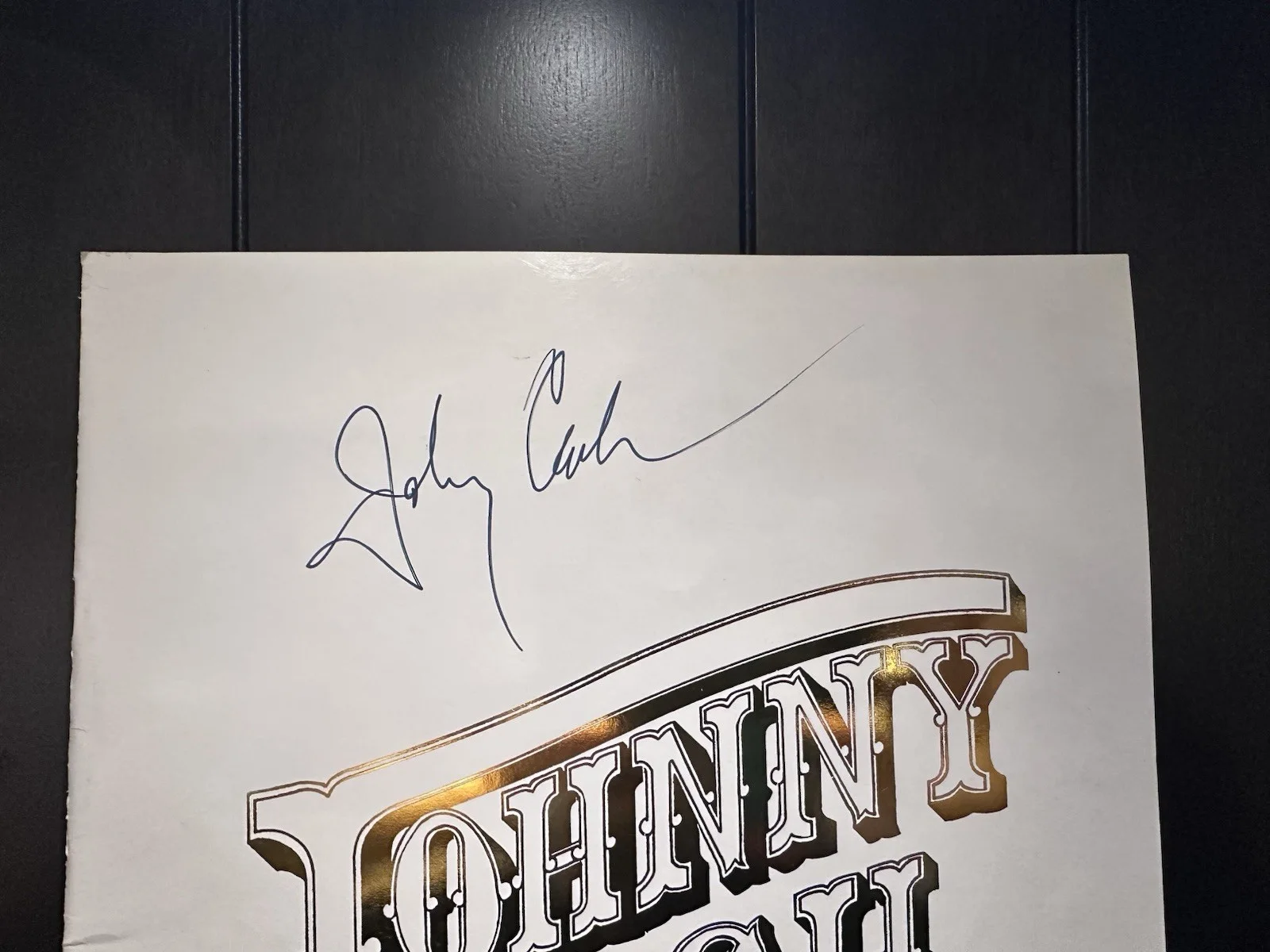 Johnny Cash 1975 Signed Original UK Tour Concert Program Vintage Memorabilia, image 3