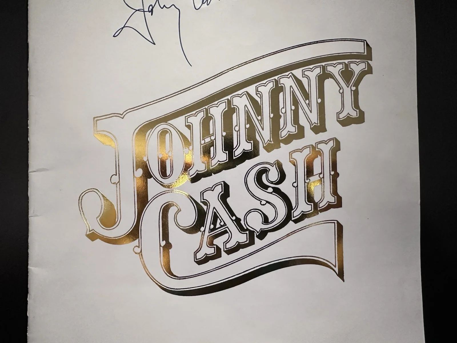 Johnny Cash 1975 Signed Original UK Tour Concert Program Vintage Memorabilia, image 4