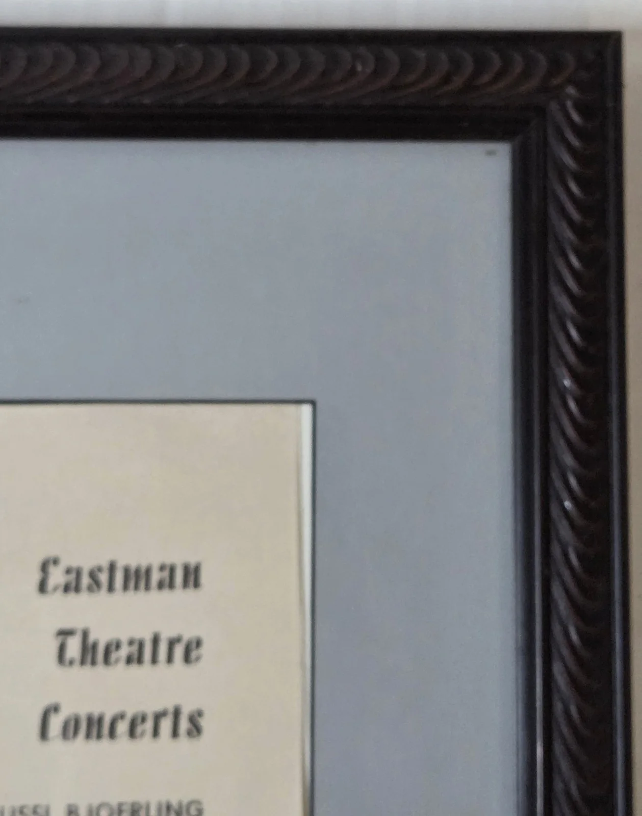 Jussi Bjoerling Signed 1950 Eastman Theatre Concert Program Framed Photo Autogra, image 4