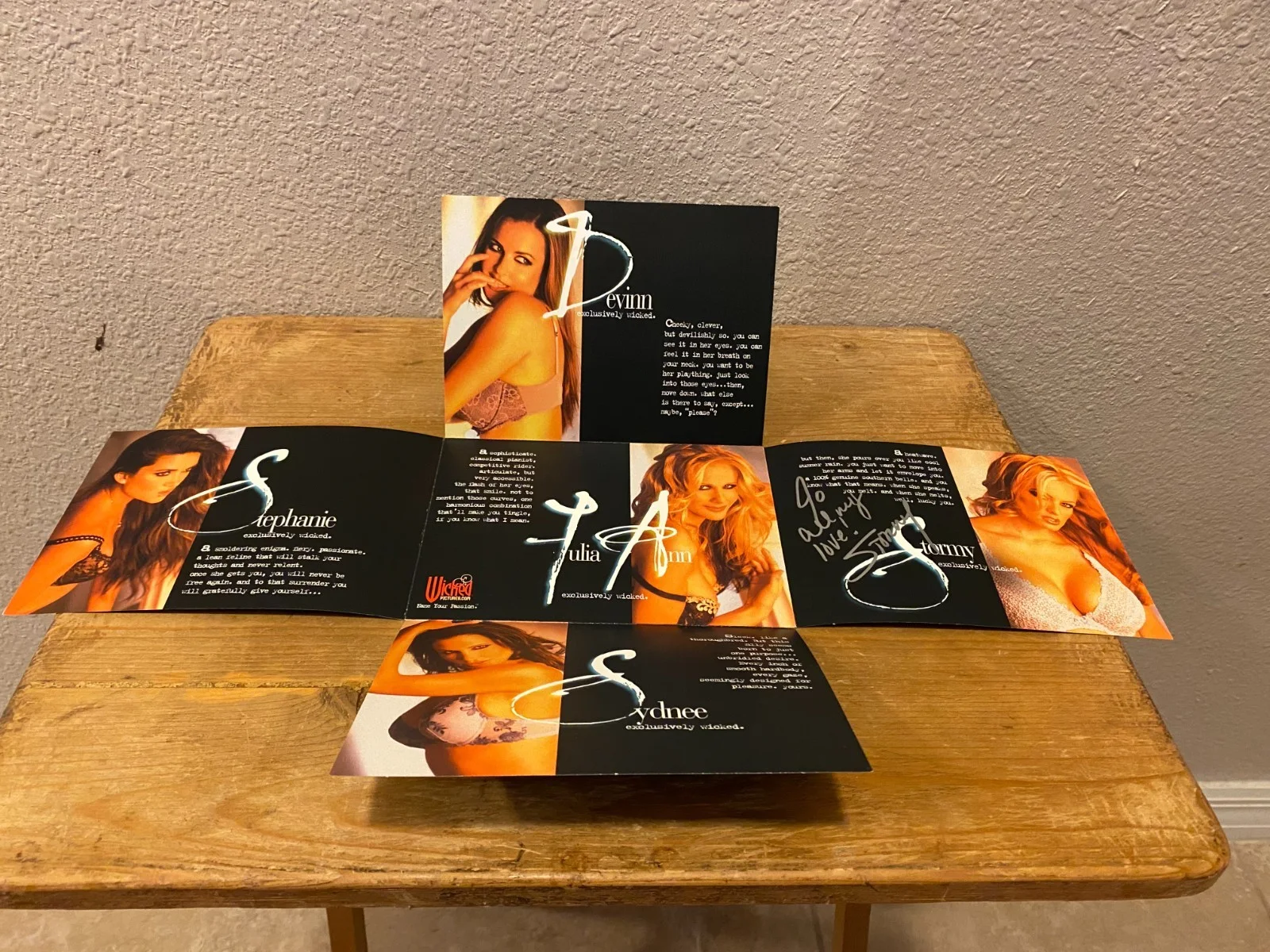 Stormy Daniels — STORMY DANIELS Signed Wicked Pictures Promo from 2003 AVN Convention, image 3
