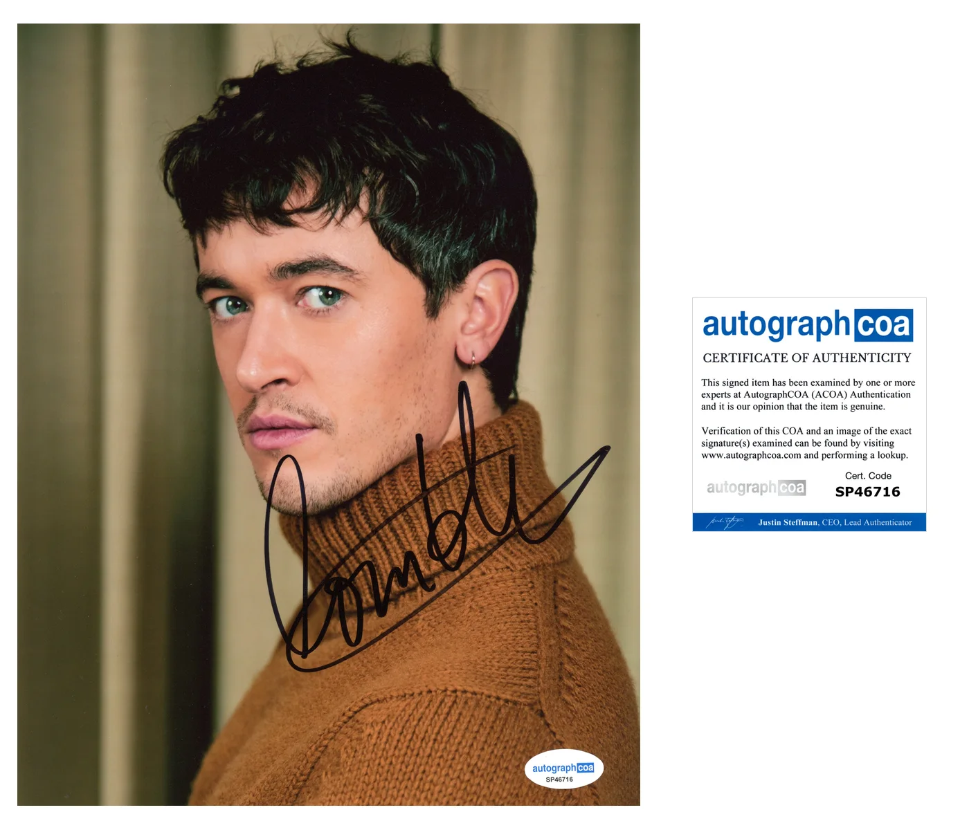 Tom Blyth People We Meet Autographed Signed 8x10 Photo ACOA, изображение 2