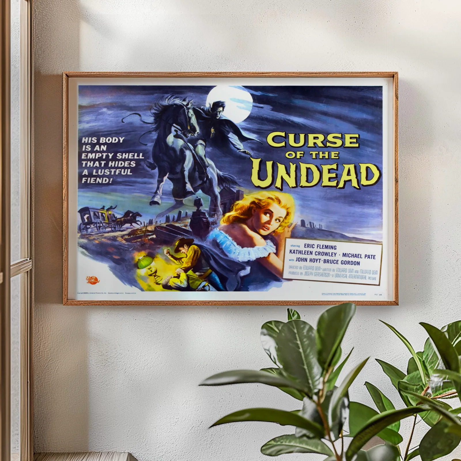 Curse Of The Undead - 1959 Horror / Western Restored 30" x 40" UK Quad Poster, изображение 2