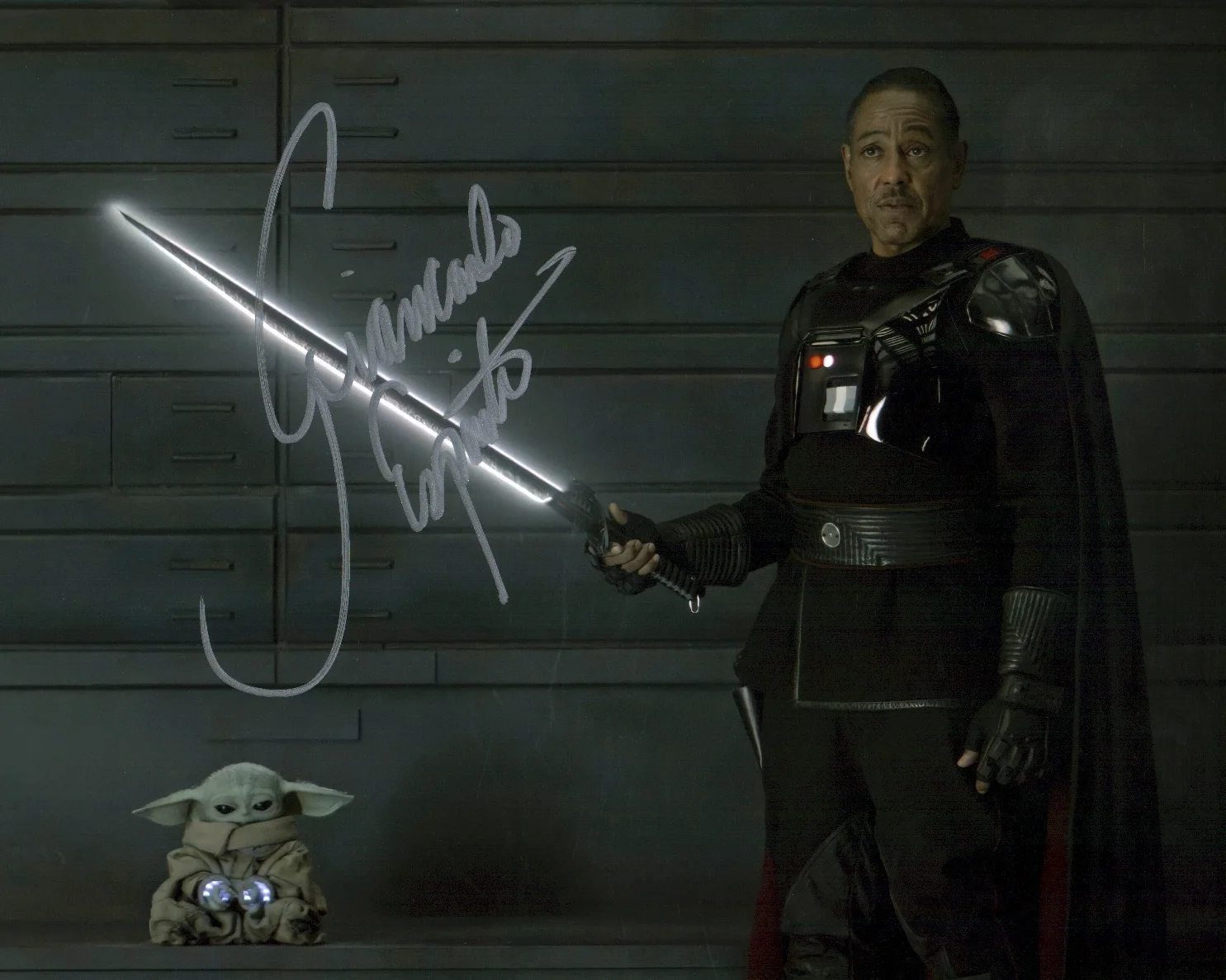 Giancarlo Esposito — Giancarlo Esposito Star Wars The Mandalorian 8x10 Signed Photo JSA Cert Auto