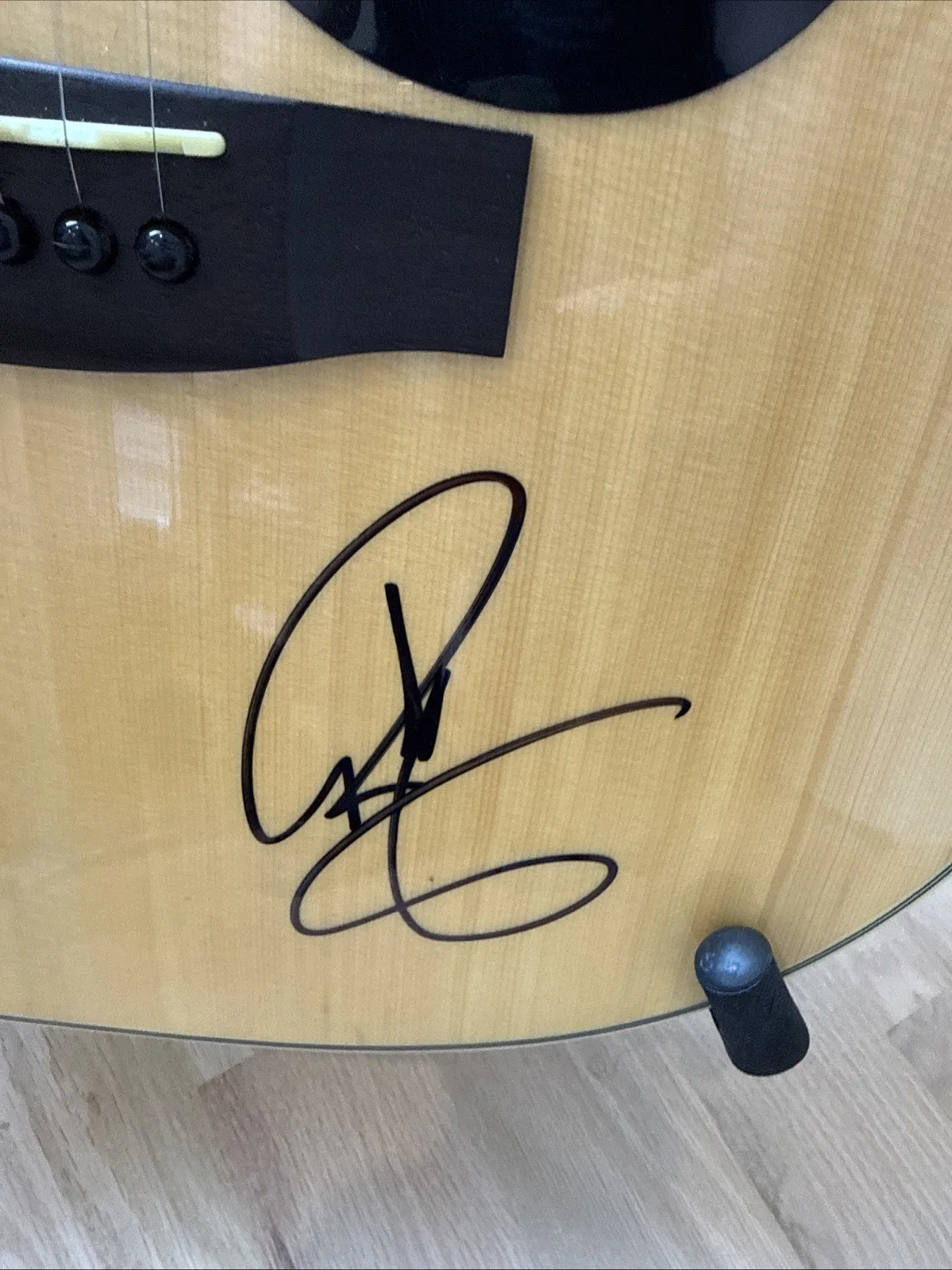Riley Green Signed Mitchell Guitar Beckett BAS COA, image 2