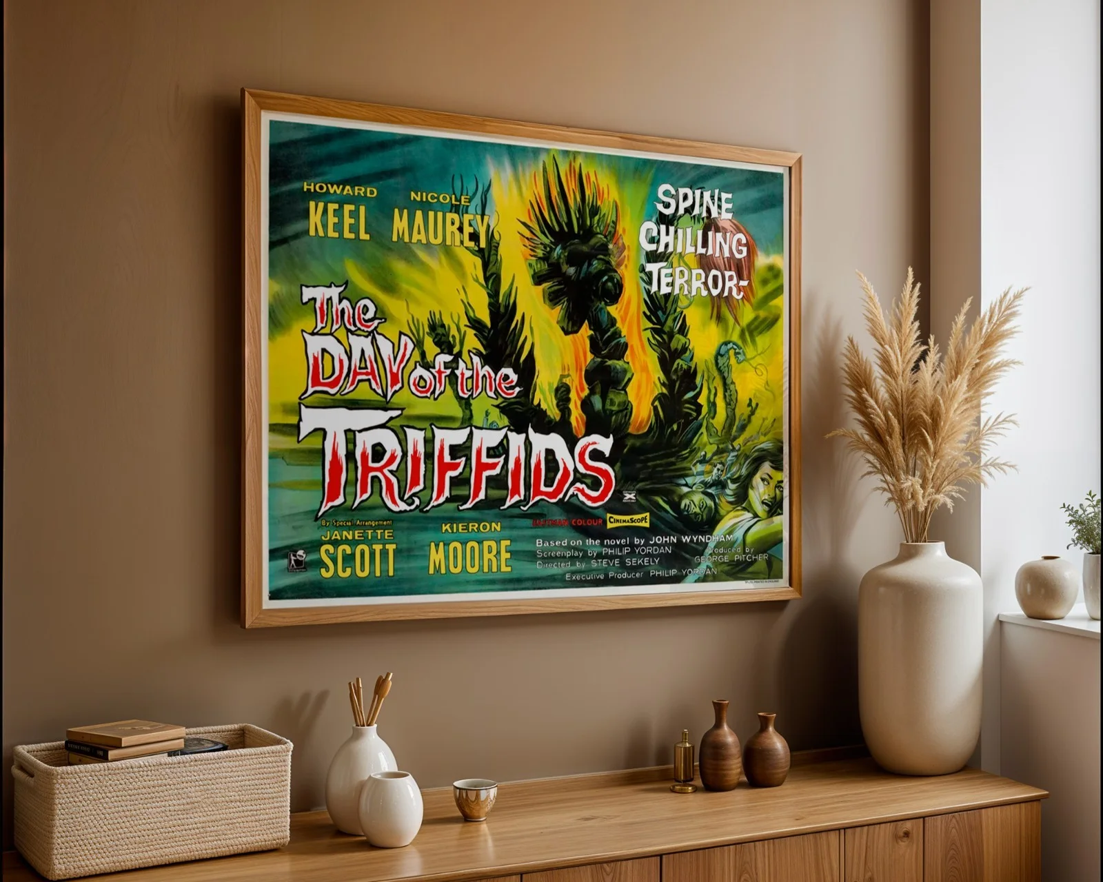The Day Of The Triffids - 1963 Sci-Fi Horror Restored 30" x 40" UK Quad Poster, изображение 3