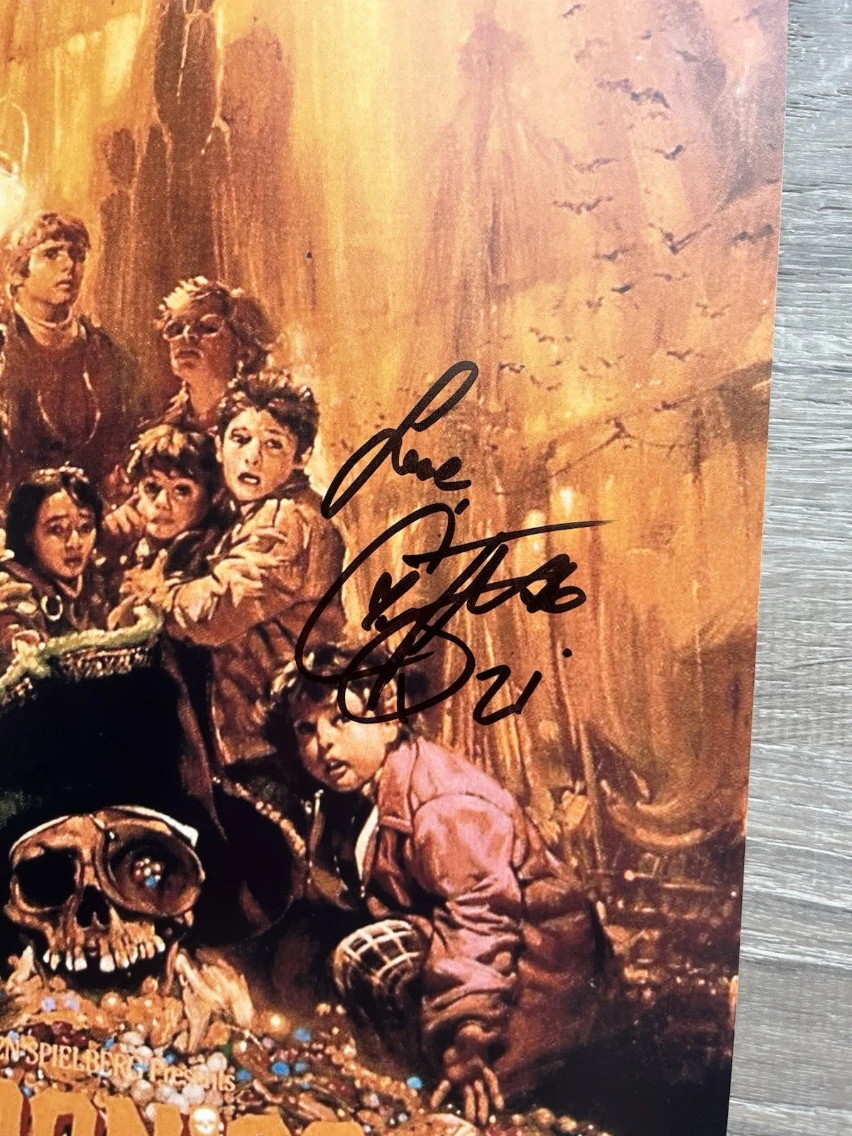 Corey Feldman — Corey Feldman Signed Goonies 11x17 Photo PSA COA Mouth, изображение 4