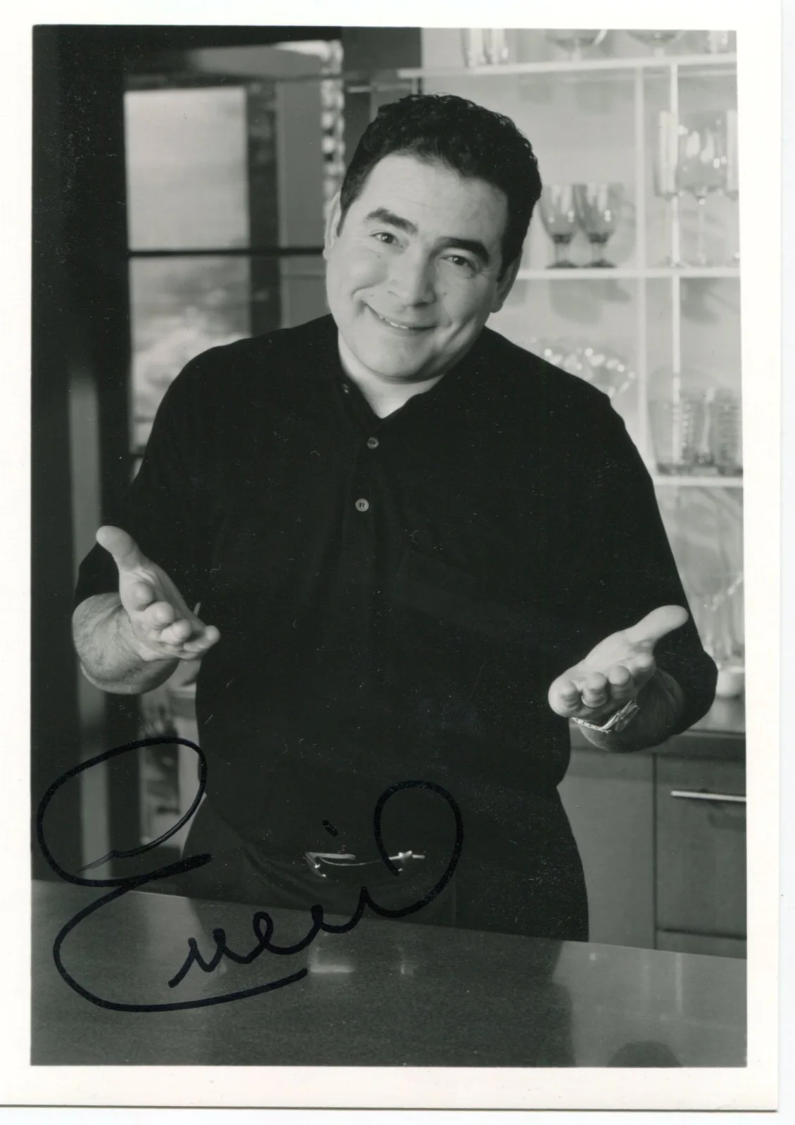 Emeril Lagasse — Emeril Lagasse Signed Photo Autographed Famous TV Chef Cook
