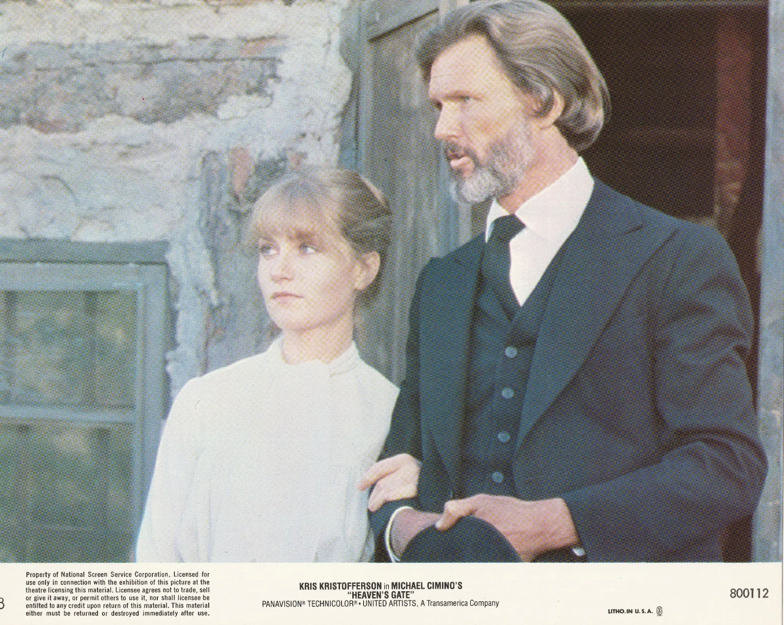 Heaven's Gate 1980 Film Press photos and lobby card - Kristofferson, Huppert, изображение 4