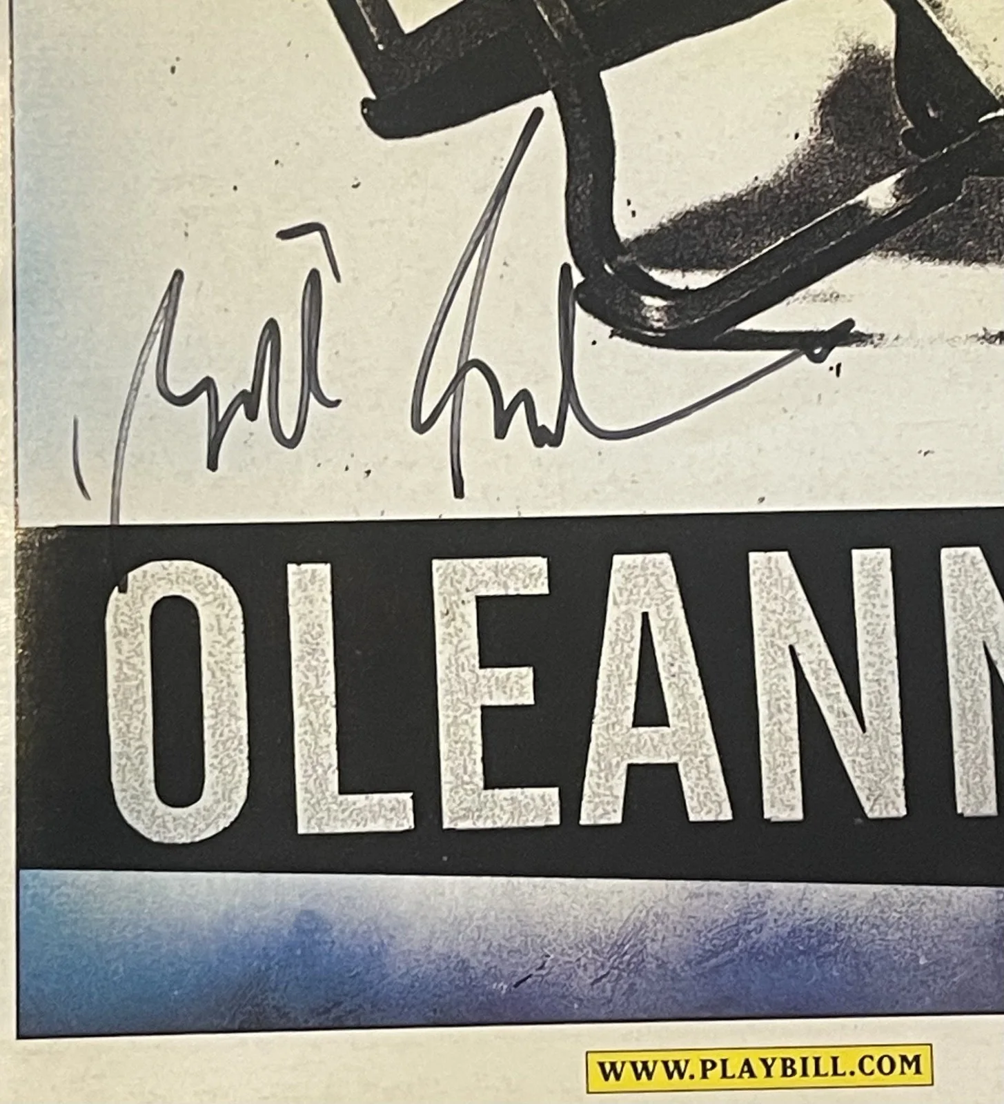 Bill Pullman — Bill Pullman Signed "Oleanna" Broadway Playbill with Ticket Stub - October 2009, image 2