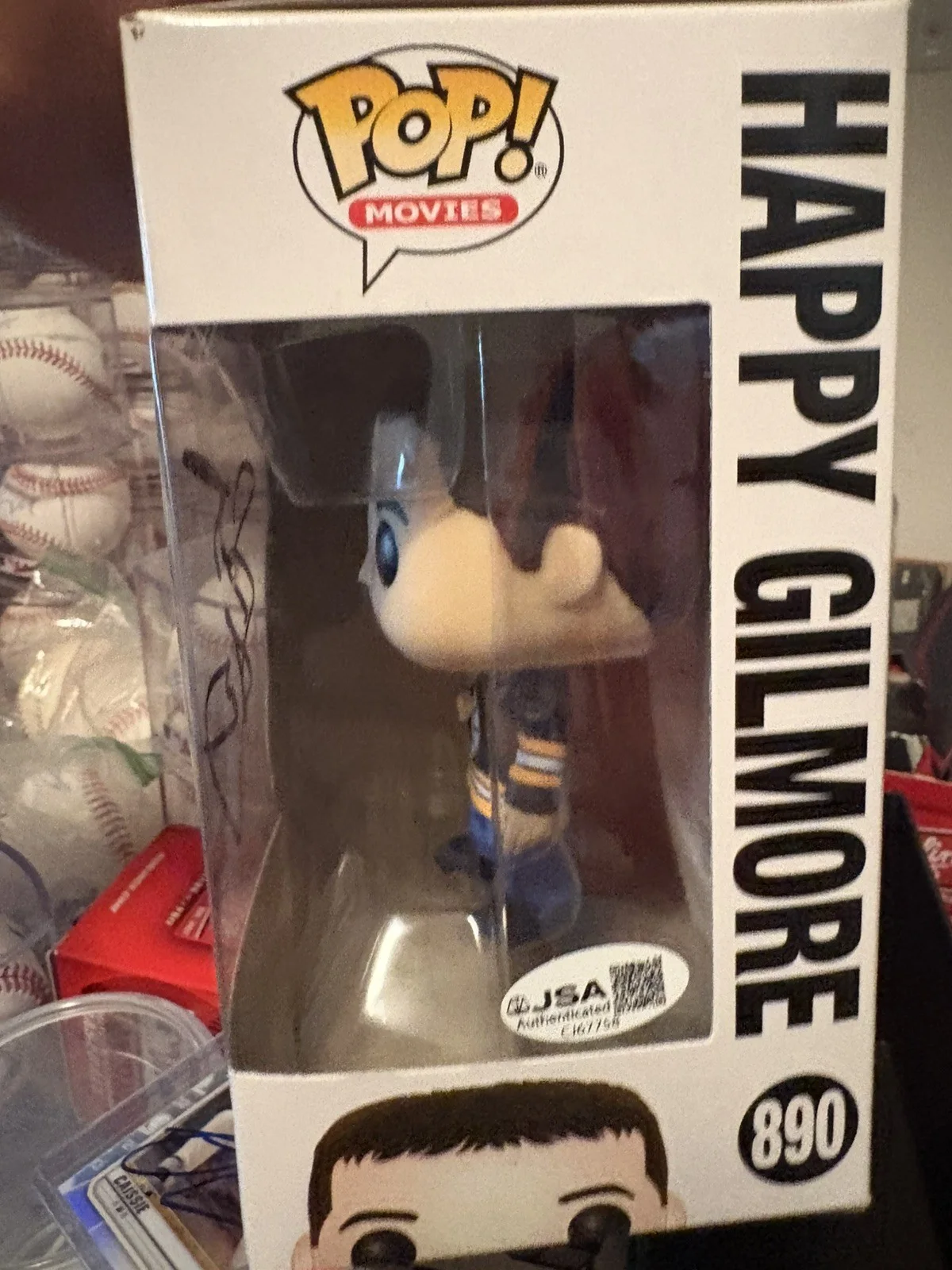 Adam Sandler Signed Happy Gilmore Funko JSA Holo, image 4