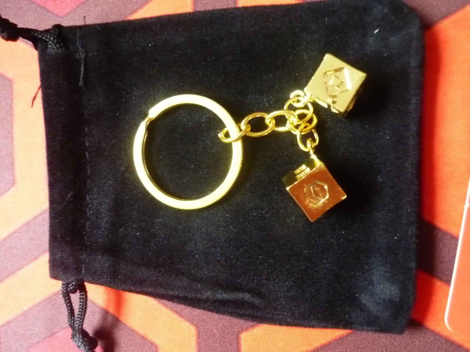 sabacc Han solo lucky dice keyring bag Promo card wookie Chewbacca Alden Ehrenre, изображение 2