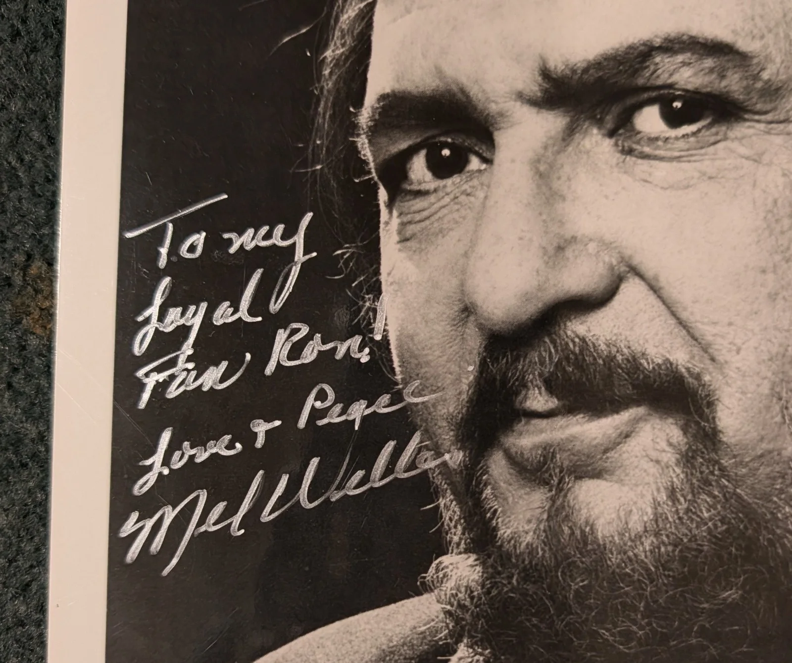 Mel Welles — MEL WELLES autographed 8x10 photo portrait CHOPPING MALL! LITTLE SHOP OF HORRORS, изображение 2