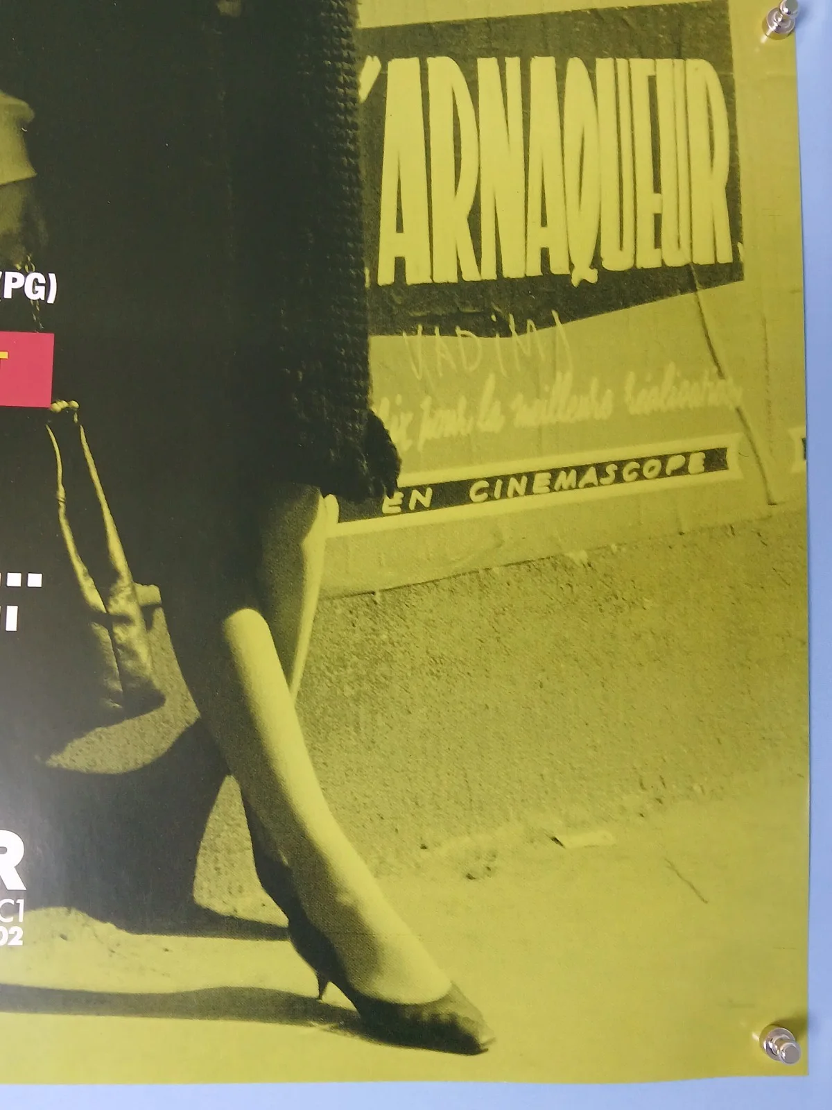 VIVRE SA VIE (1962) original 2002 re-release UK quad poster -Jean-Luc Godard, изображение 2