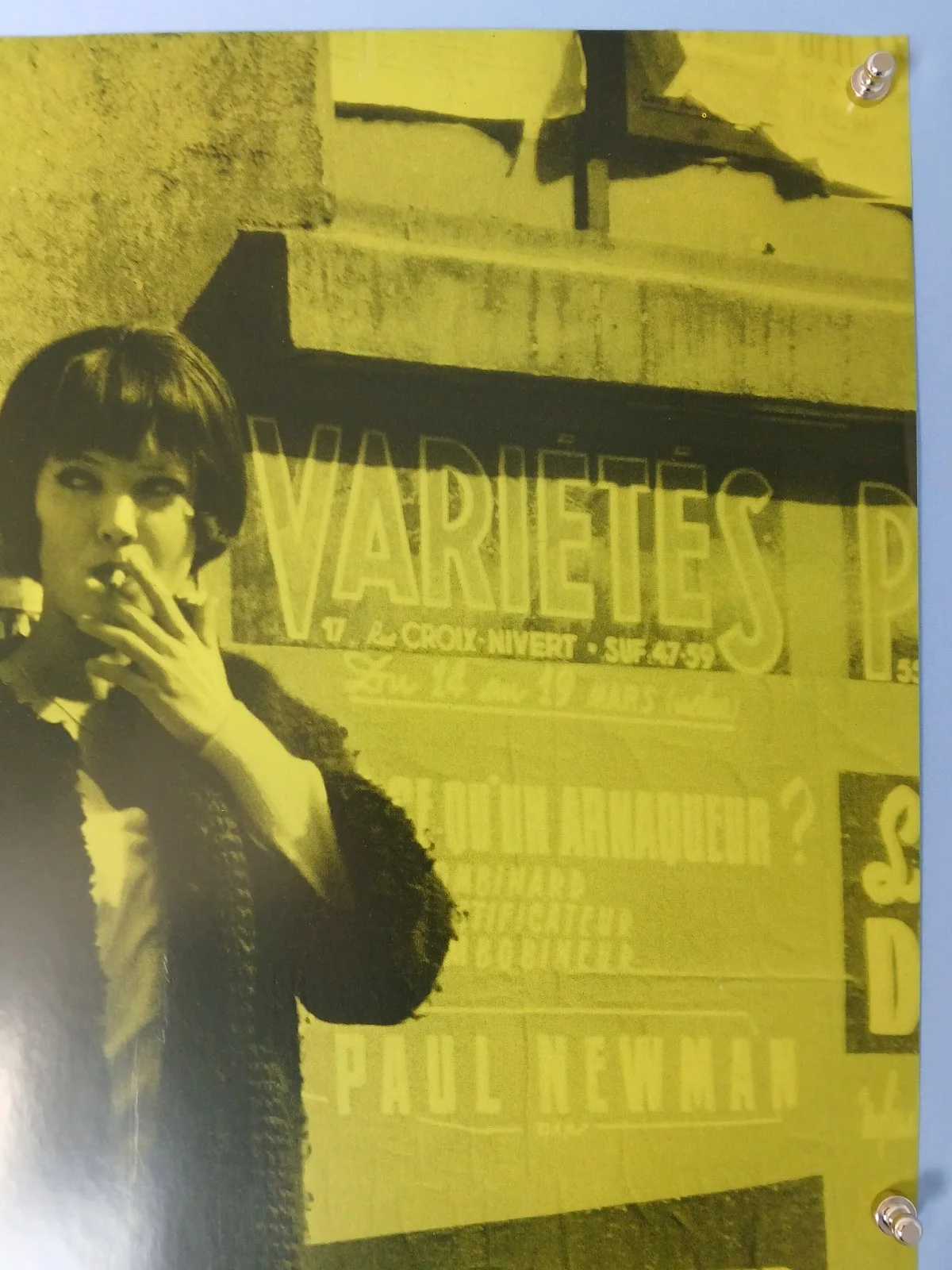 VIVRE SA VIE (1962) original 2002 re-release UK quad poster -Jean-Luc Godard, изображение 5