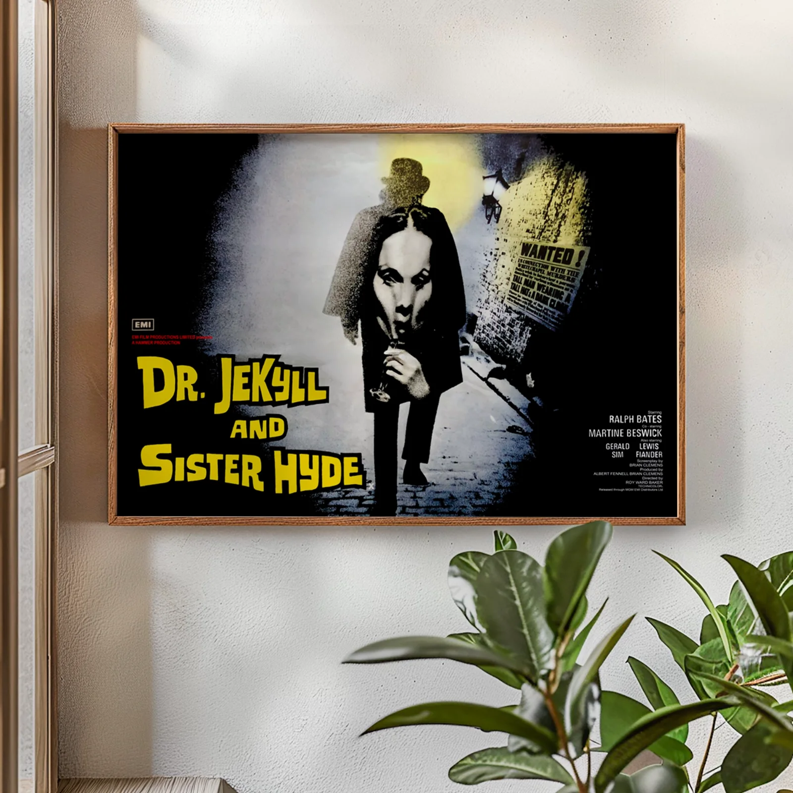 Dr. Jekyll and Sister Hyde - 1971 Hammer Film Restored 30" x 40" UK Quad Poster, изображение 2