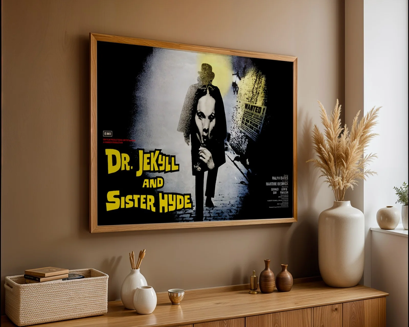 Dr. Jekyll and Sister Hyde - 1971 Hammer Film Restored 30" x 40" UK Quad Poster, изображение 3