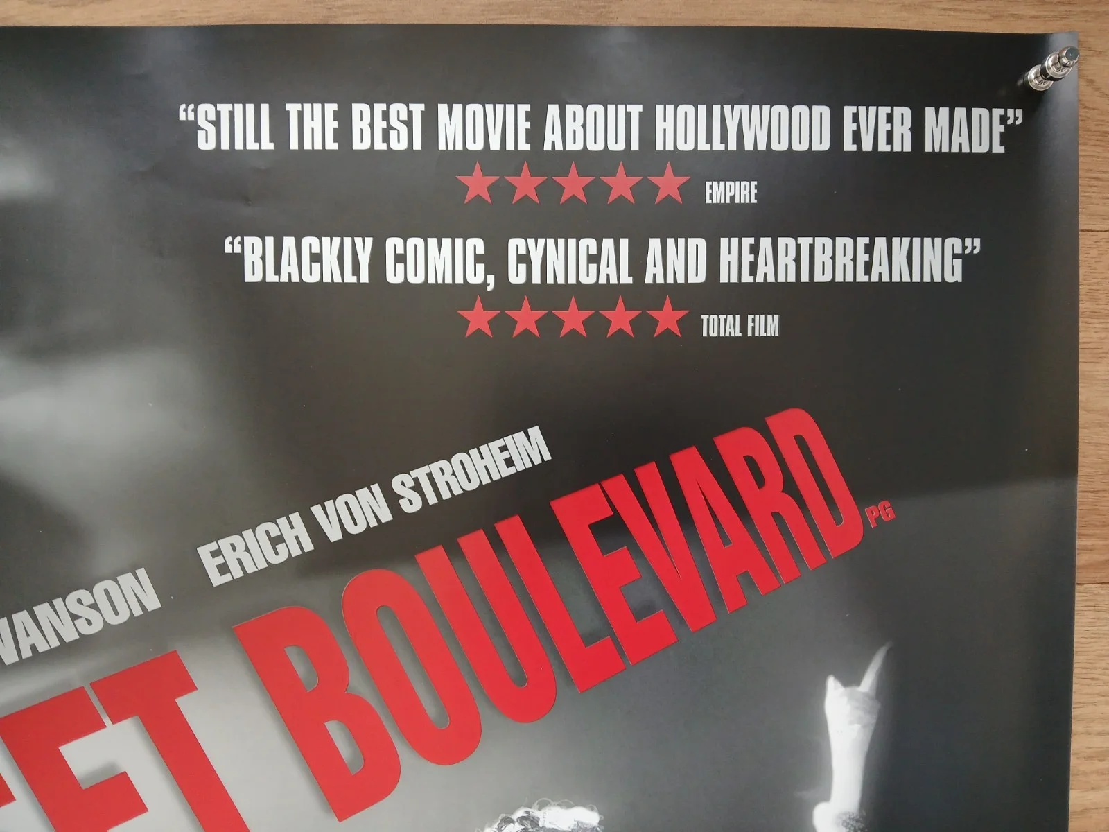 SUNSET BOULEVARD (1950, BFI RR2003) original UK quad poster, image 3