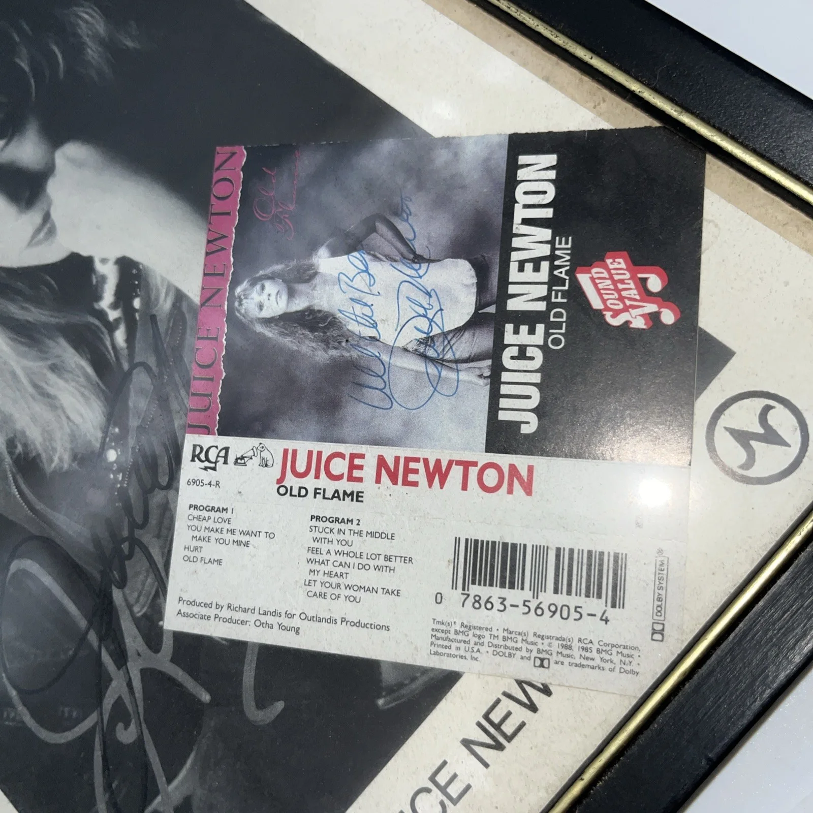Juice Newton 8x10 autographed publicity photo And Autographed Concert Ticket, изображение 3