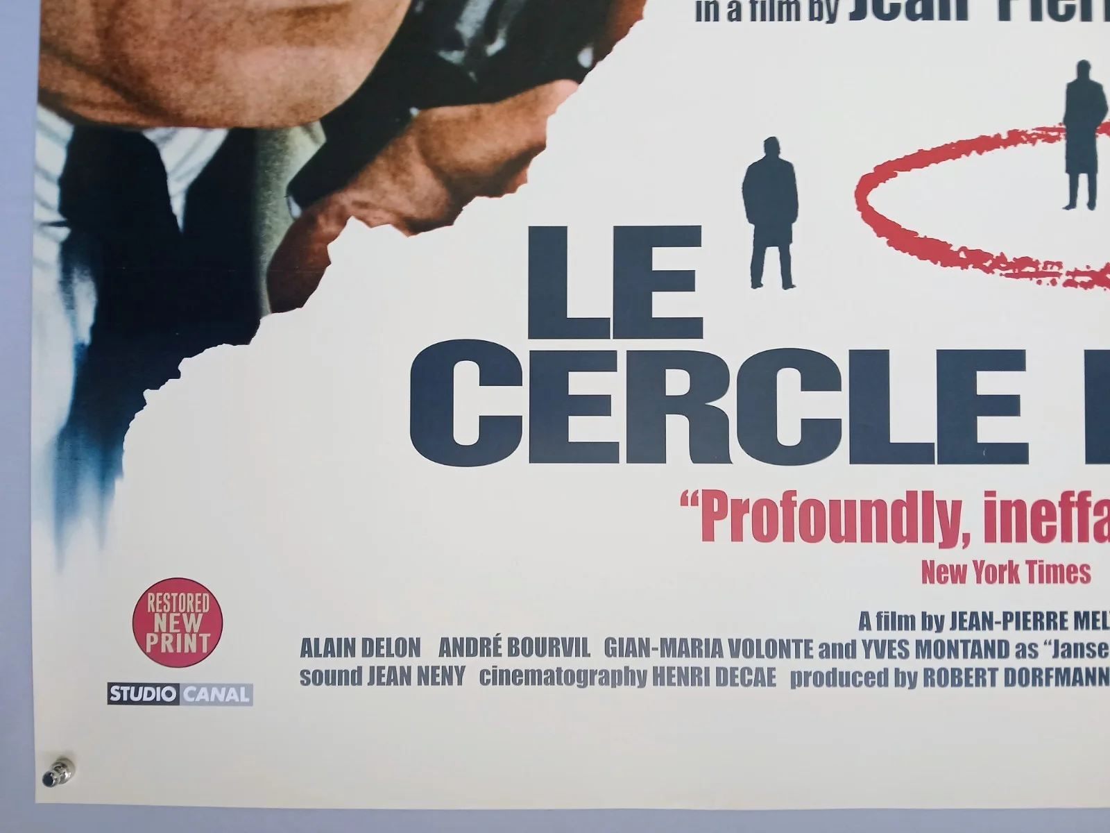 LE CERCLE ROUGE (1970, BFI RR2003) original UK quad poster -Alain Delon, Montand, изображение 4