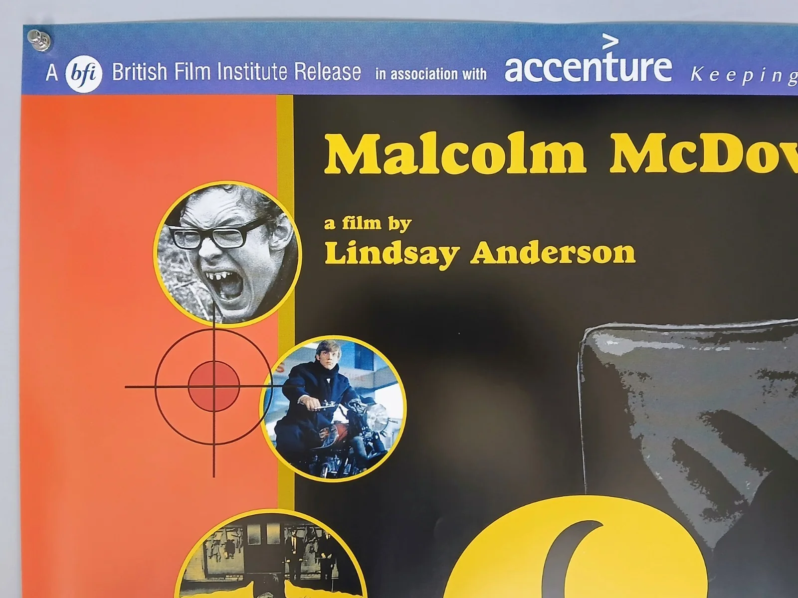 IF (1968, BFI RR2002) original UK quad poster - Malcolm McDowell, image 2