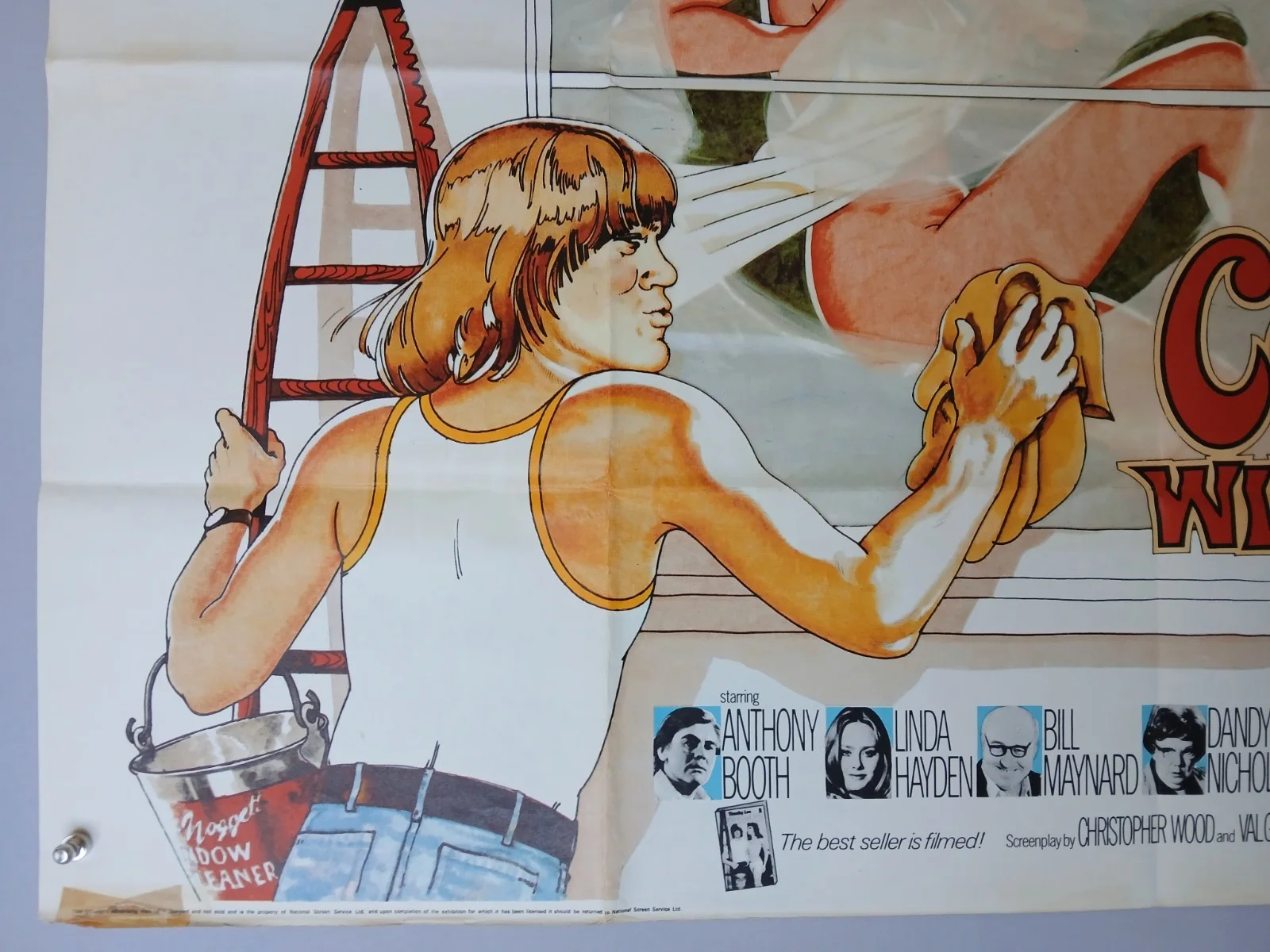CONFESSIONS OF A WINDOW CLEANER (1974) original UK quad poster - Robin Askwith, image 4