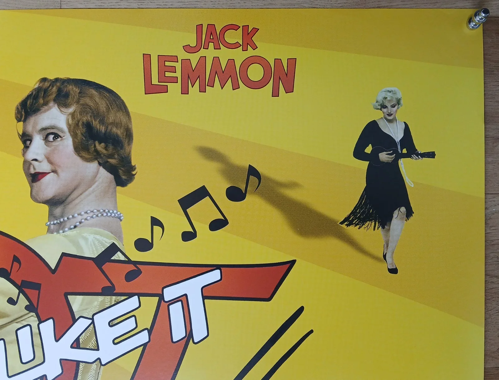 SOME LIKE IT HOT (1959, BFI RR 2000) original UK quad poster - Marilyn Monroe, изображение 3