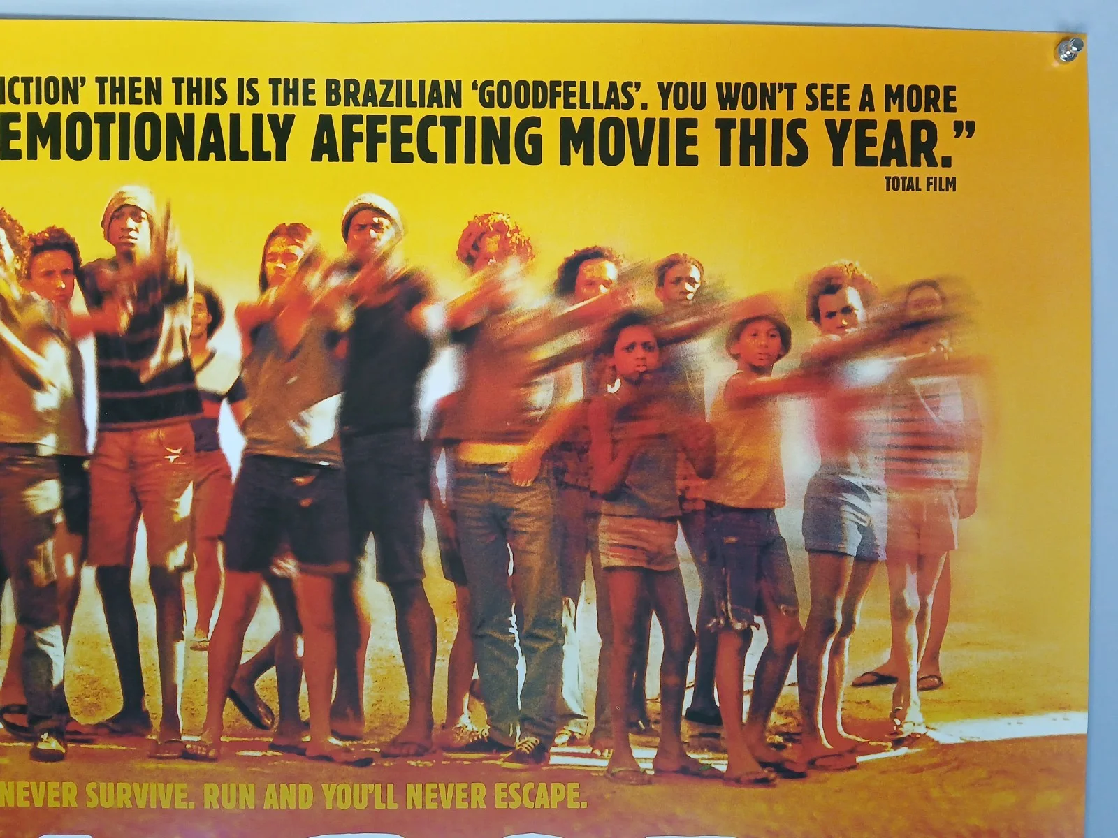 CITY OF GOD (CIDADE DE DEUS) (2002) double-sided original UK quad poster, image 3