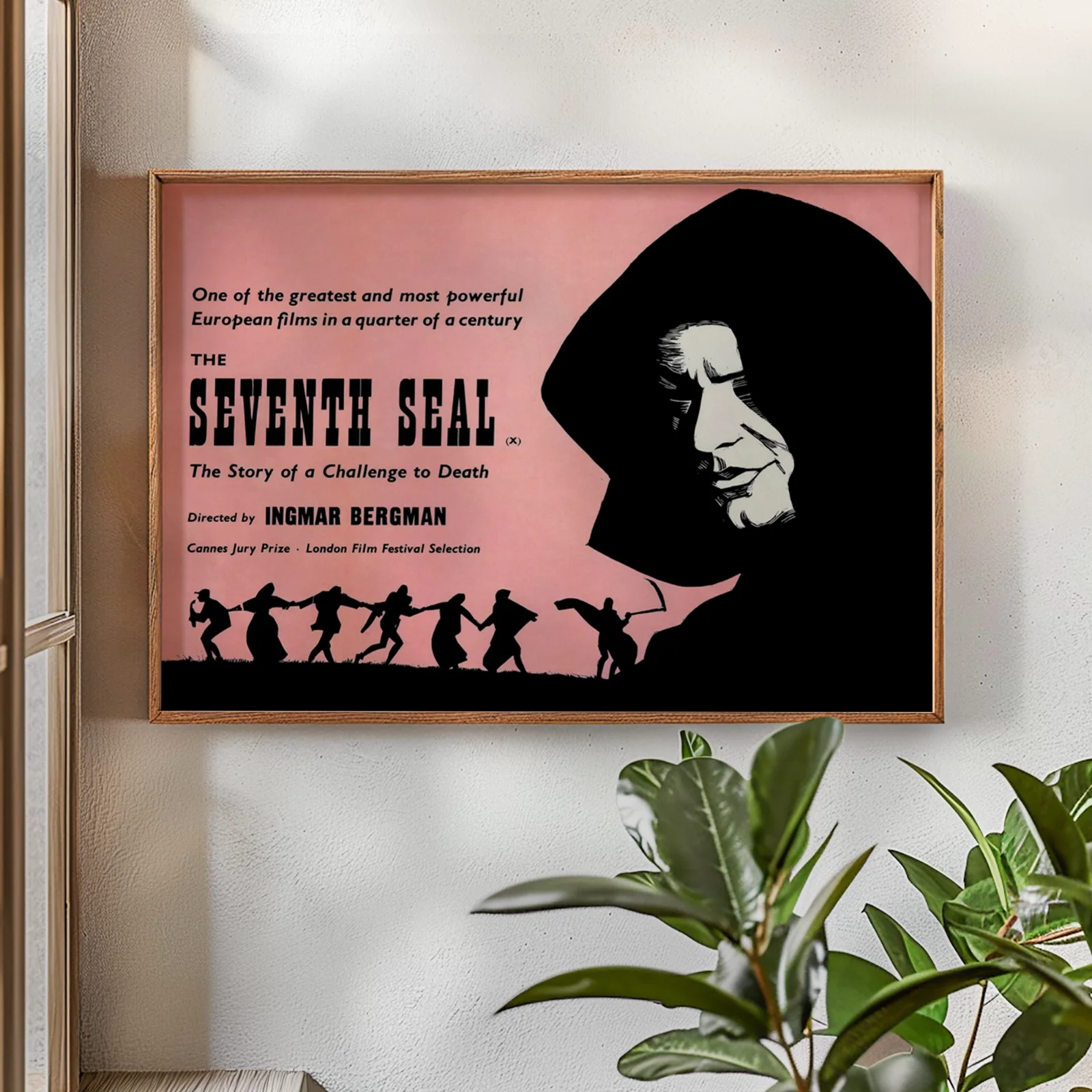 The Seventh Seal - 1957 Art House Fantasy Restored 30" x 40" UK Quad Poster, изображение 2